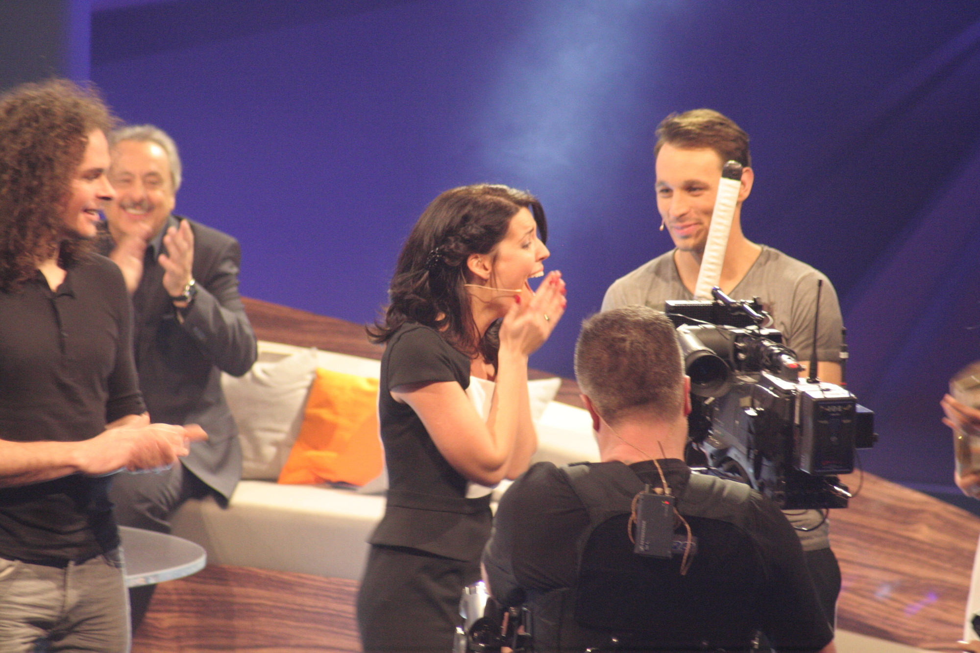 Wetten, dass…? Wolfgang Stumph, Boris Boris, Lilly Becker, Michael