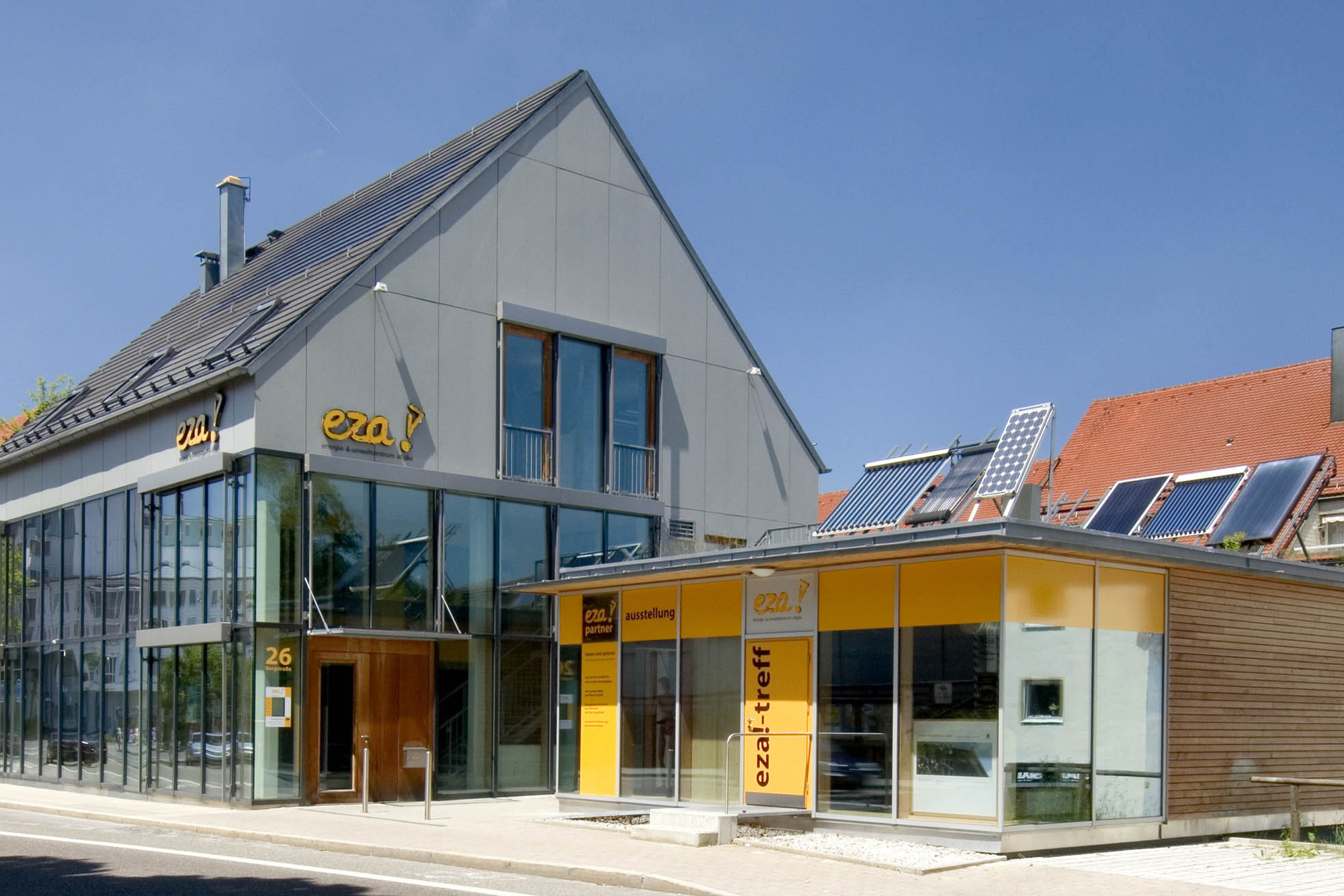 Das eza!-Haus - Informationsstelle für Bürger und Fachleute. Foto: eza! energie- und umweltzentrum allgäu