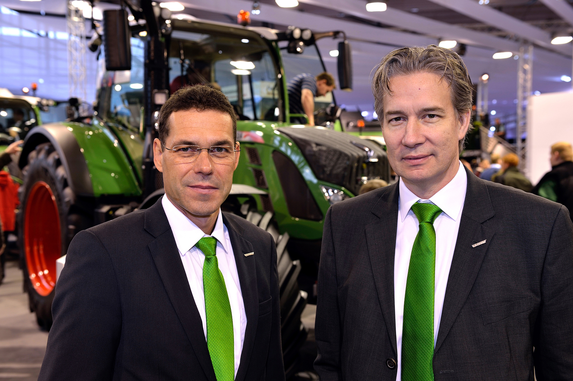 Für Marco Göpfert&Ekkehart Gläser hält das neue Jahr ebenso neue Aufgaben bereit,wie für Hubertus Köhne(nächstes Bild).Foto:AGCO