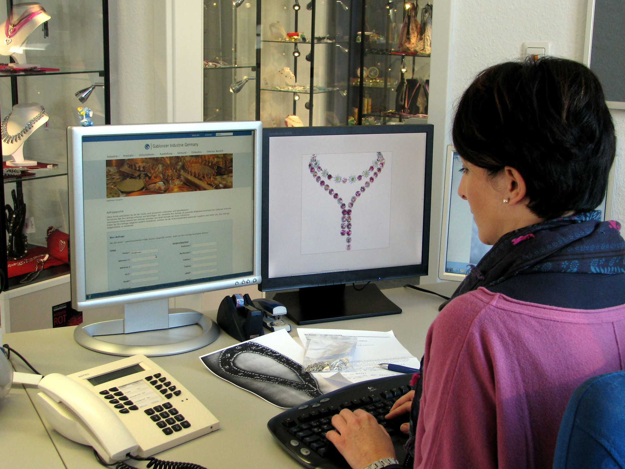 Das neue Anfrageportal der Gablonzer Industrie. Foto: Bundesverband der Gablonzer Industrie