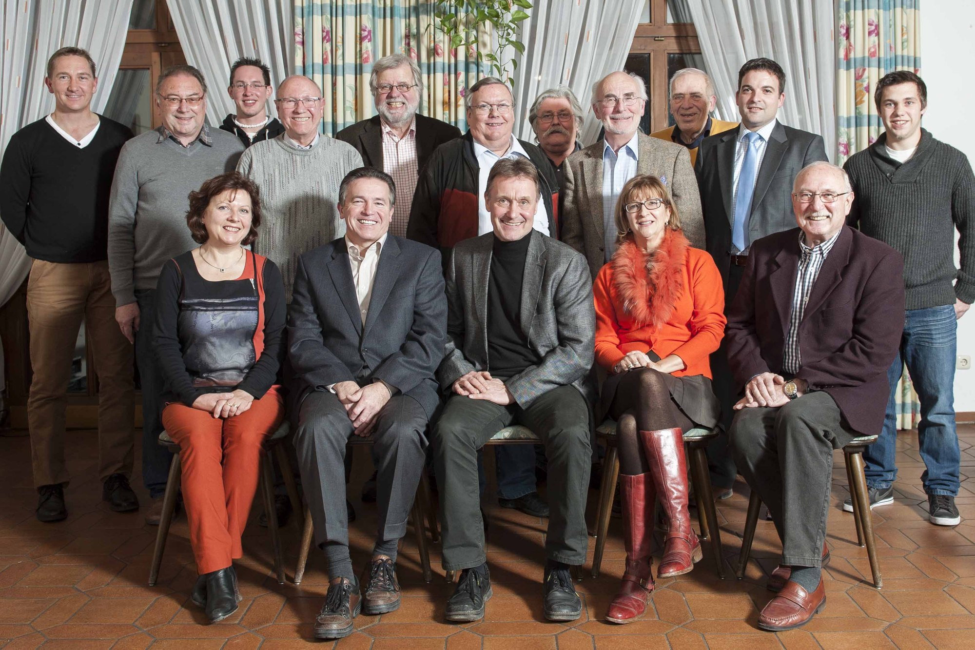 Die Kandidaten für den Marktgemeinderat der Bürgerunion Diedorf. Foto: BU Diedorf