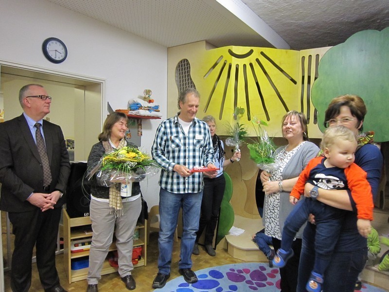 Einweihung des neuen Gruppenraums. Foto: Kita St. Elisabeth