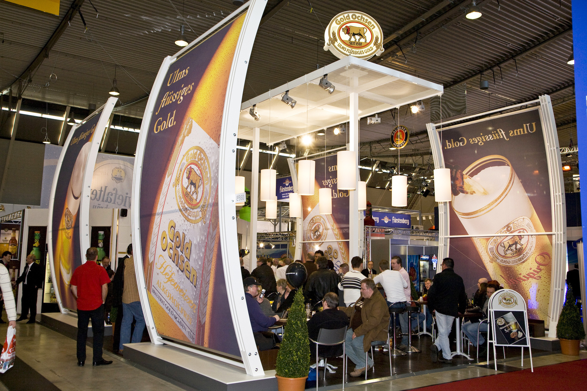 Die Brauerei Gold Ochsen GmbH auf der INTERGASTRA. Foto: Brauerei Gold Ochsen GmbH