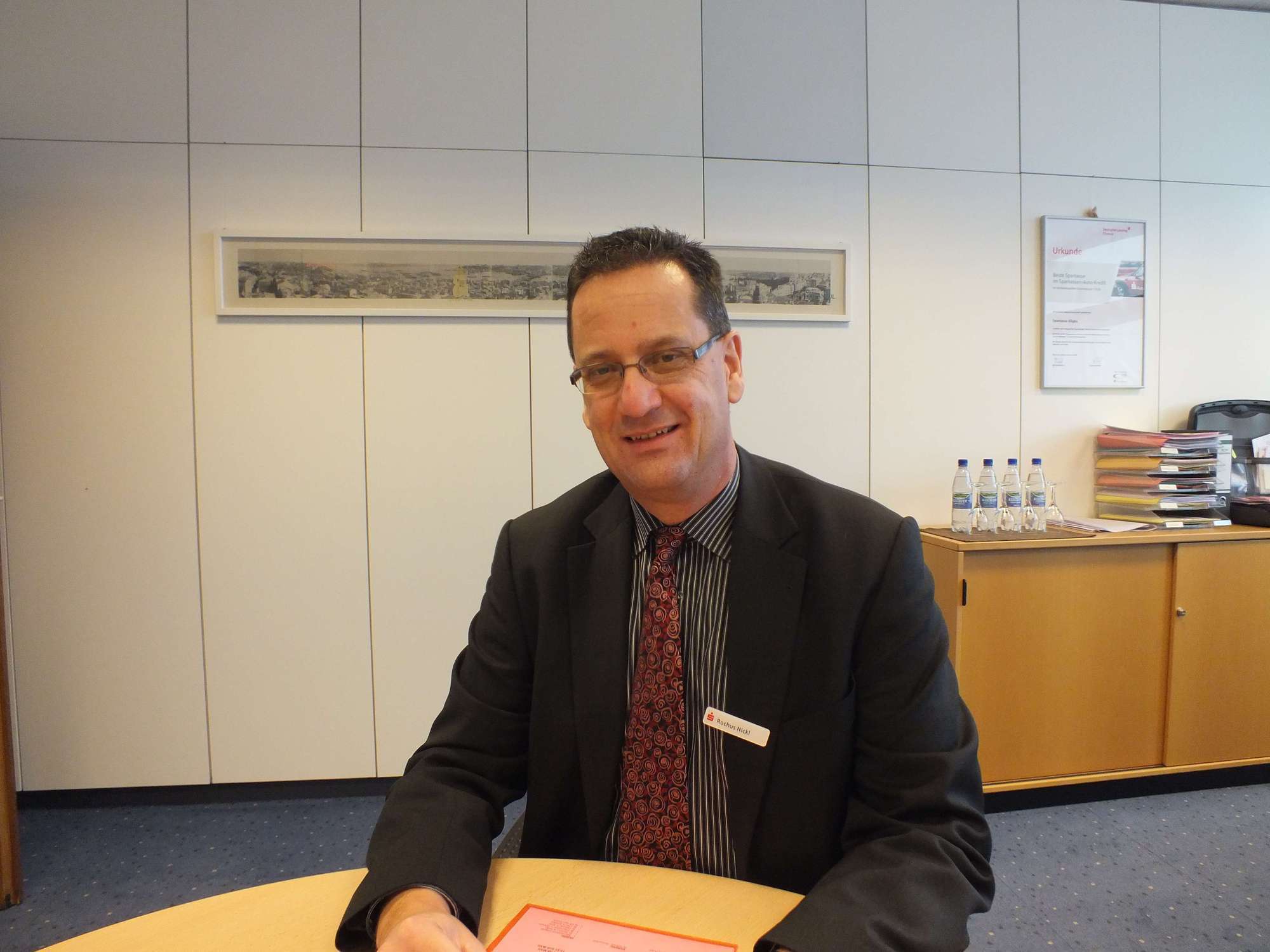 Rochus Nickl ist der dritte im Stellvertreter-Bunde der Sparkasse Allgäu. Foto: Sparkasse Allgäu