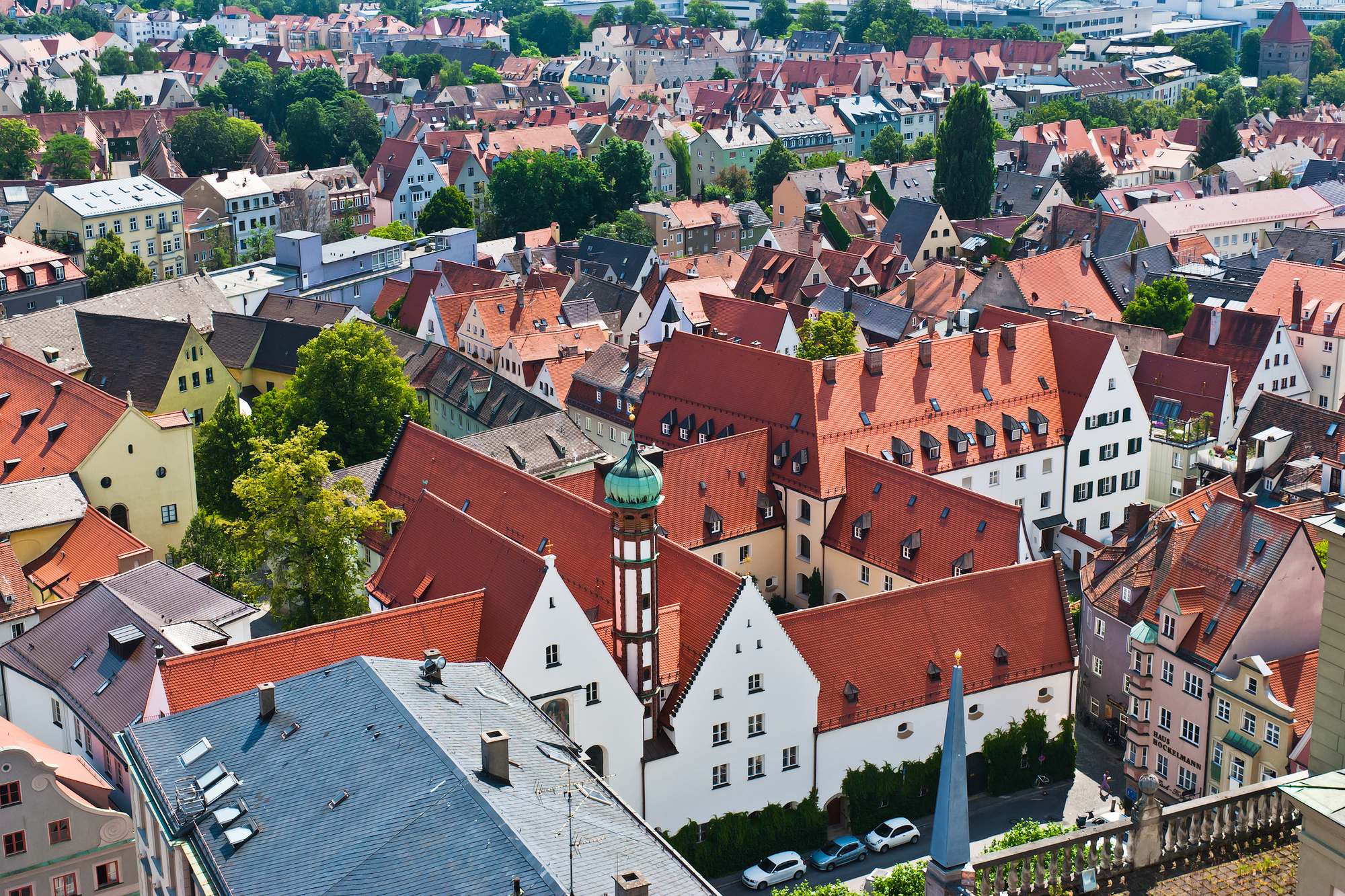 Augsburg von oben. Foto: Hans Peter Denecke - Fotolia.com