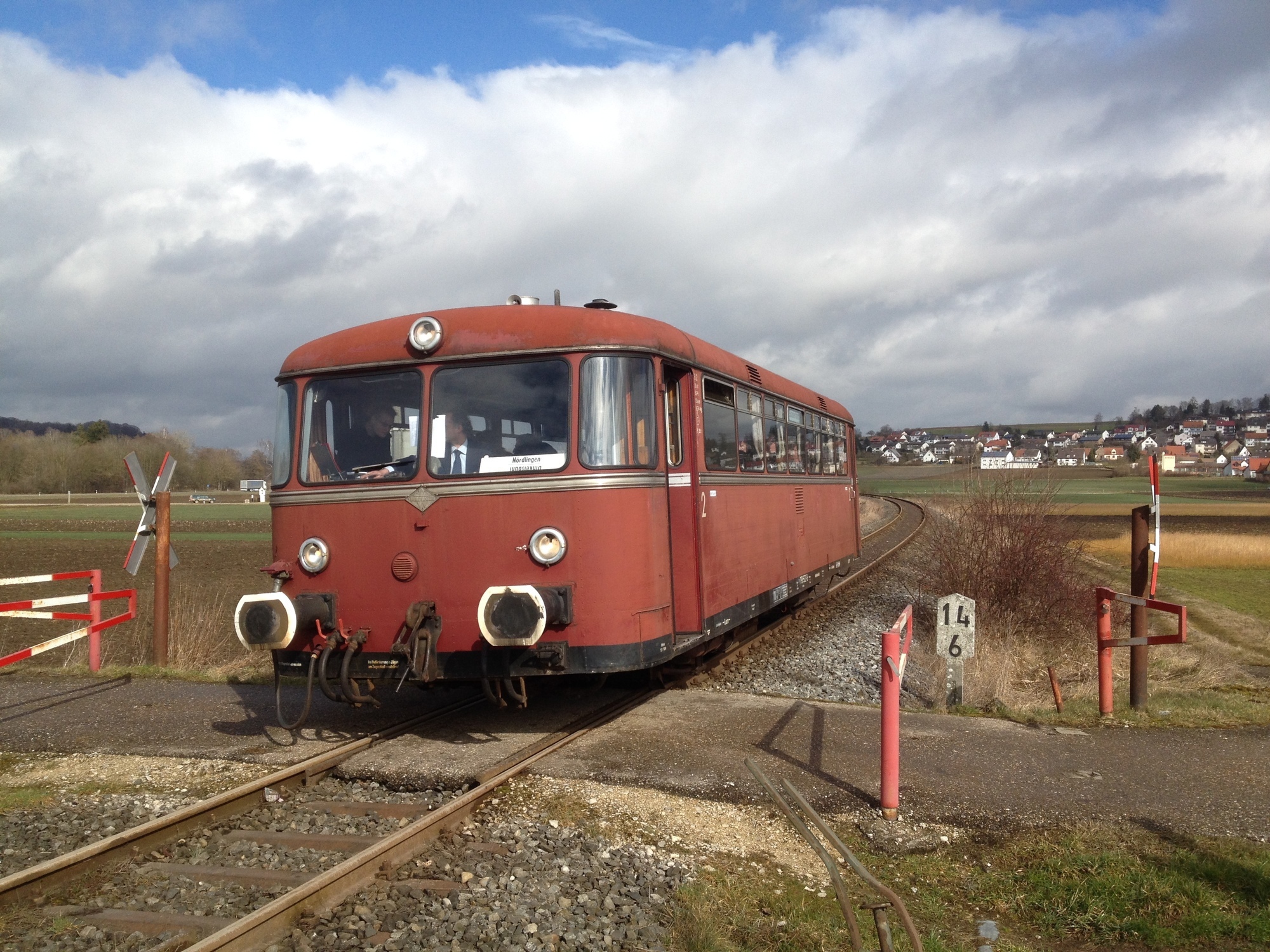 Der historische Schienenbus der BayernBahn Nördlingen. Foto: Andreas Braun
