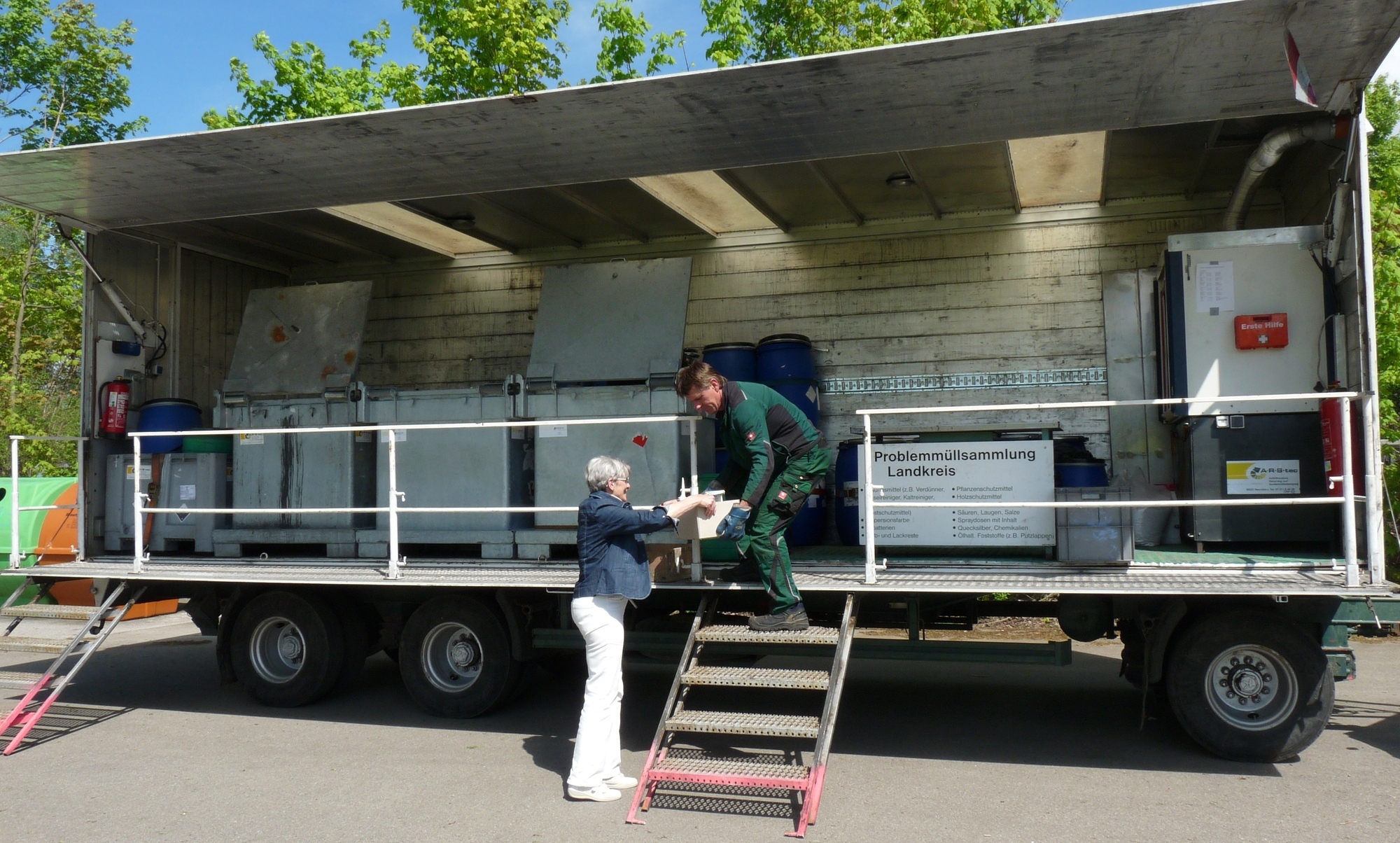 Das Schadstoffmobil kommt im März wieder in die Unterallgäuer Gemeinden. Foto: Landratsamt Unterallgäu