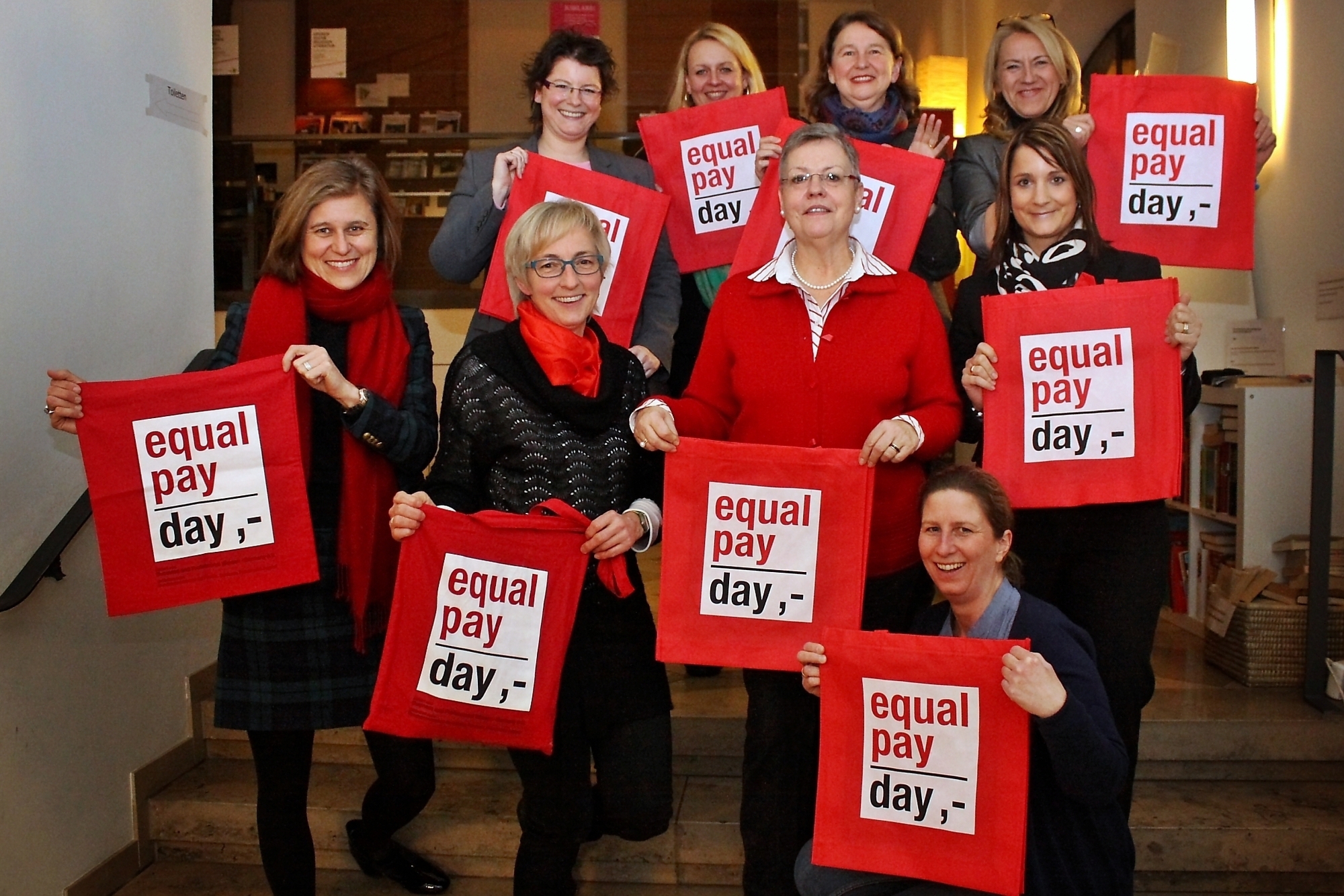 Aktionsbündnis Equal Pay Day Augsburg. Foto: BPW Augsburg e.V.