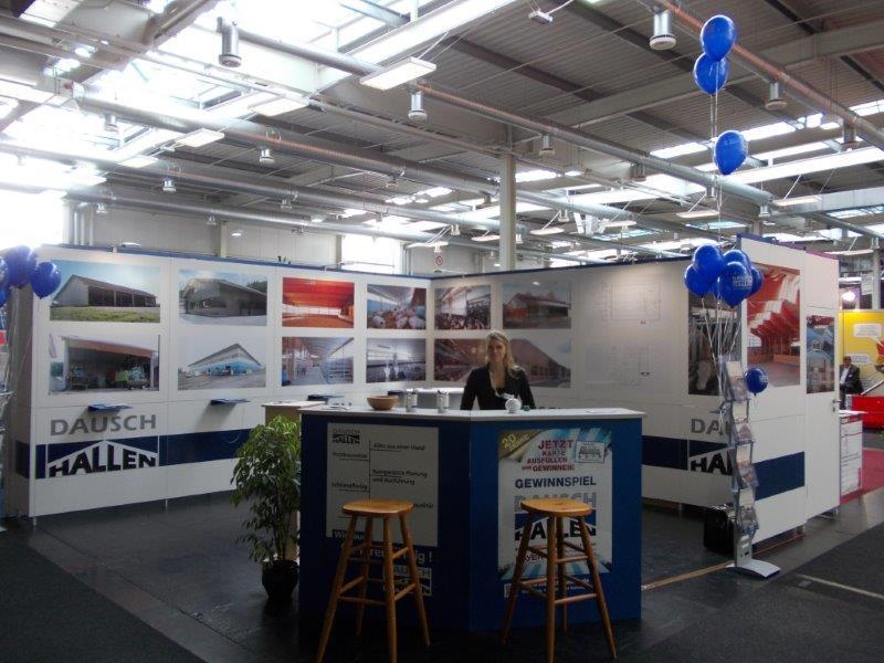 Die Firma Dausch Hallen auf der Regio Agrar 2014. Foto: Dausch Hallen Vertriebs GmbH
