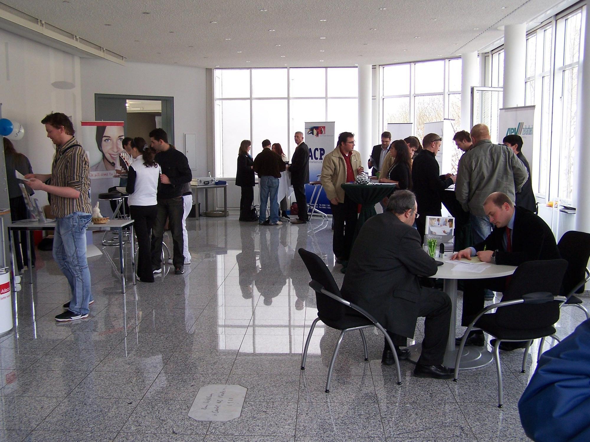 Die "Chance Zeitarbeit!" 2013. Foto: Agentur für Arbeit Donauwörth
