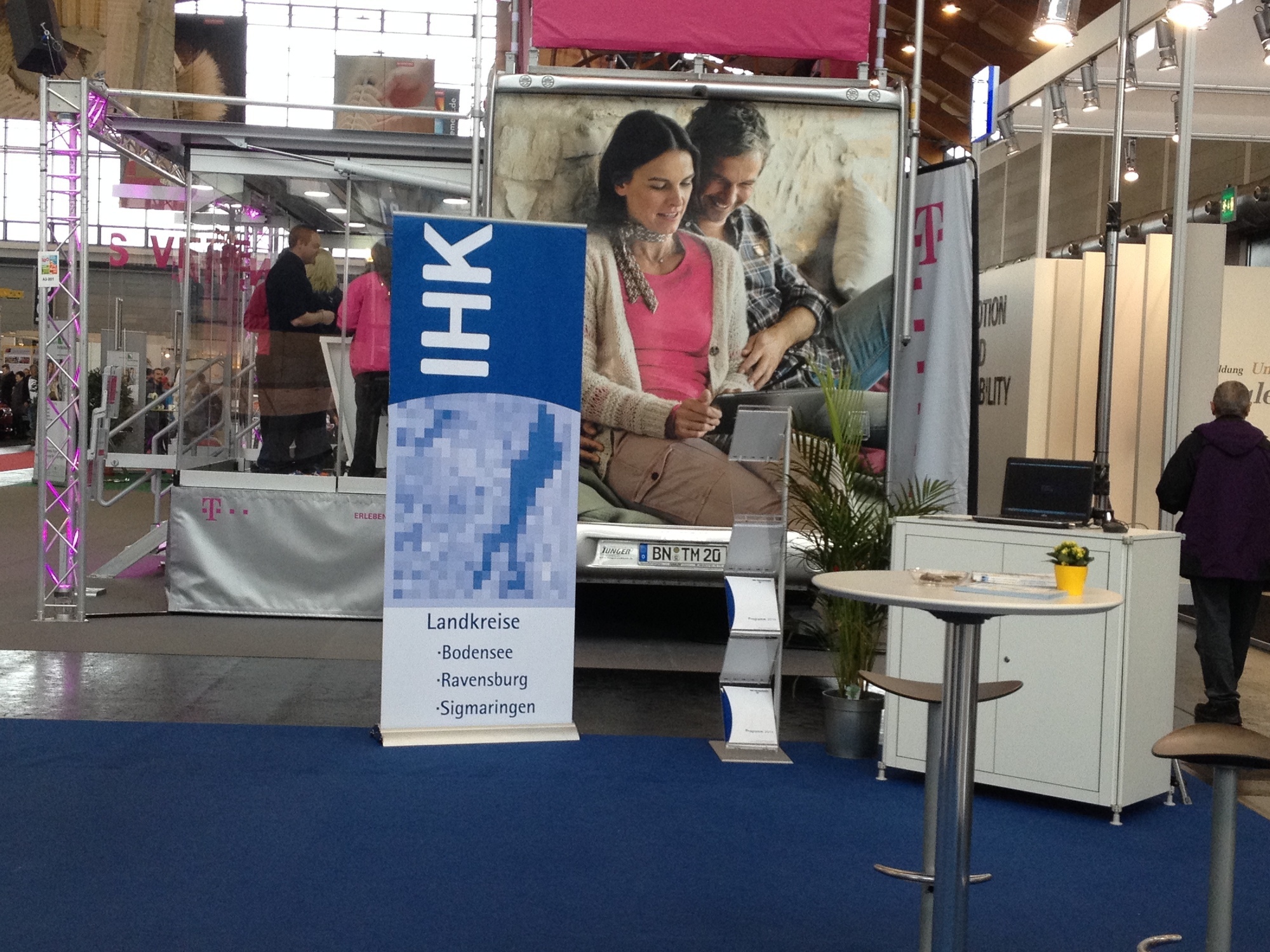 Frühlingsgefühle bei der IBO und ihren Schwesternmessen in der Messe Friedrichshafen. Foto: B4B SCHWABEN