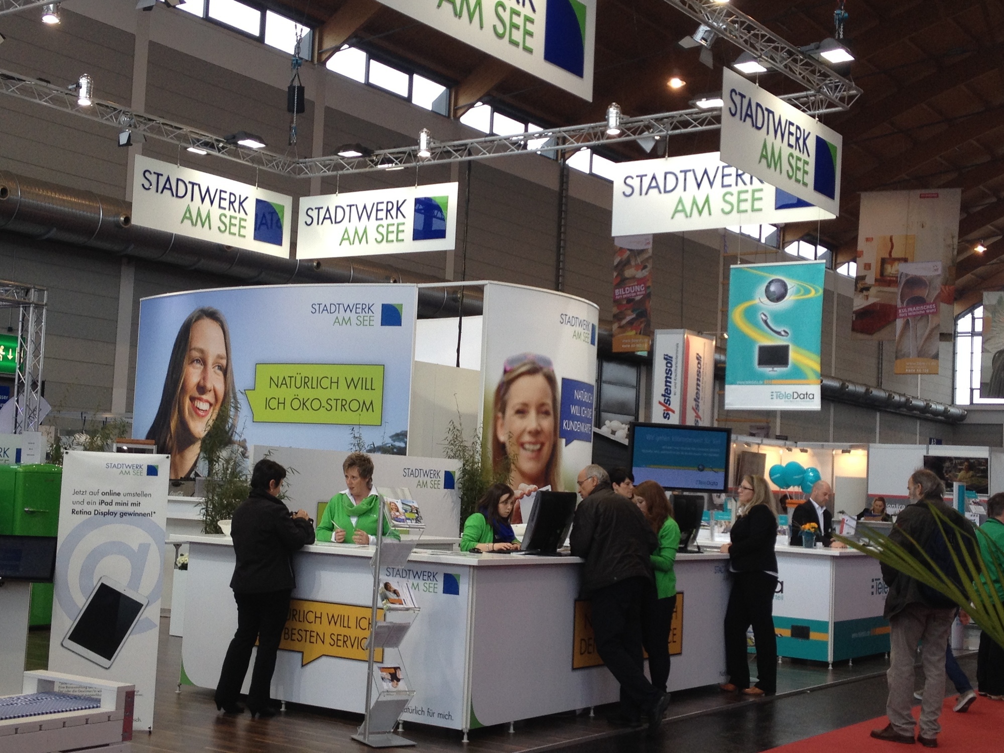 Frühlingsgefühle bei der IBO und ihren Schwesternmessen in der Messe Friedrichshafen. Foto: B4B SCHWABEN