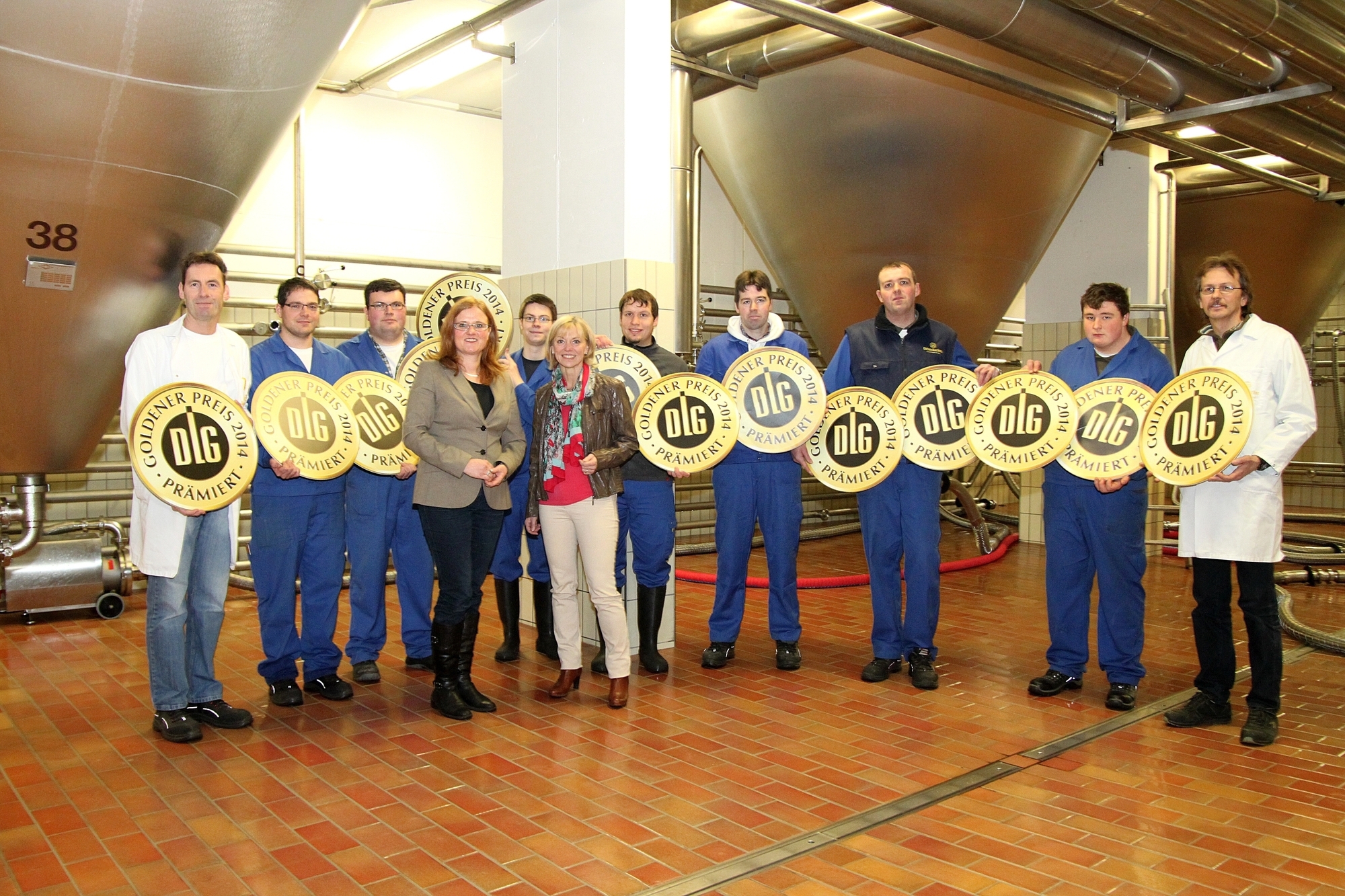 Die Brauerei Ustersbach erhielt insgesamt 13 Goldmedaillen von der DLG. Foto: Andrea Wolf