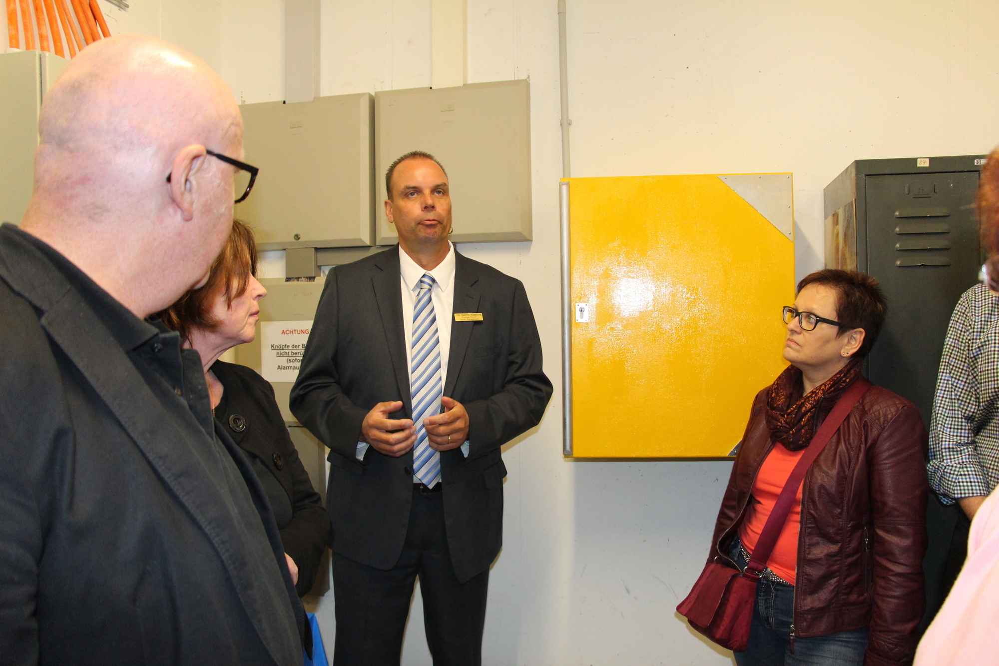 Abseits der Ladenstraße: Hinter den Kulissen der City Galerie. Foto: B4B SCHWABEN