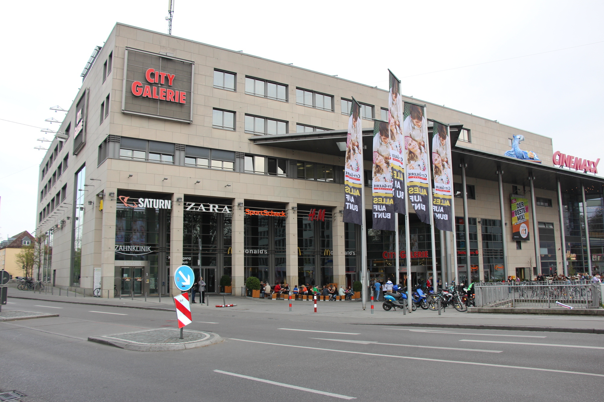 Abseits der Ladenstraße: Hinter den Kulissen der City Galerie. Foto: B4B SCHWABEN