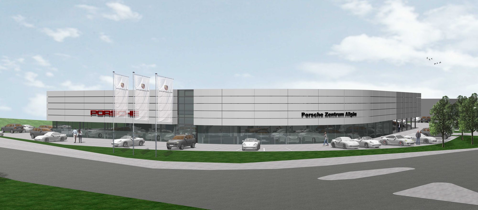 Eröffnungsfeier: Porsche Zentrum Allgäu.