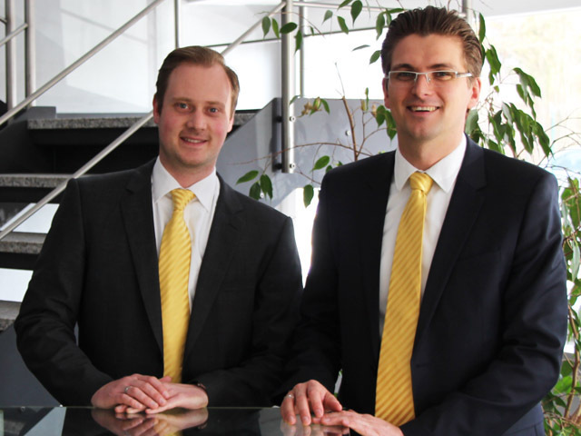 Jan Amft (Vertriebsleiter Deutschland), Marko Römpp (Geschäftsführer). Foto: Apolo