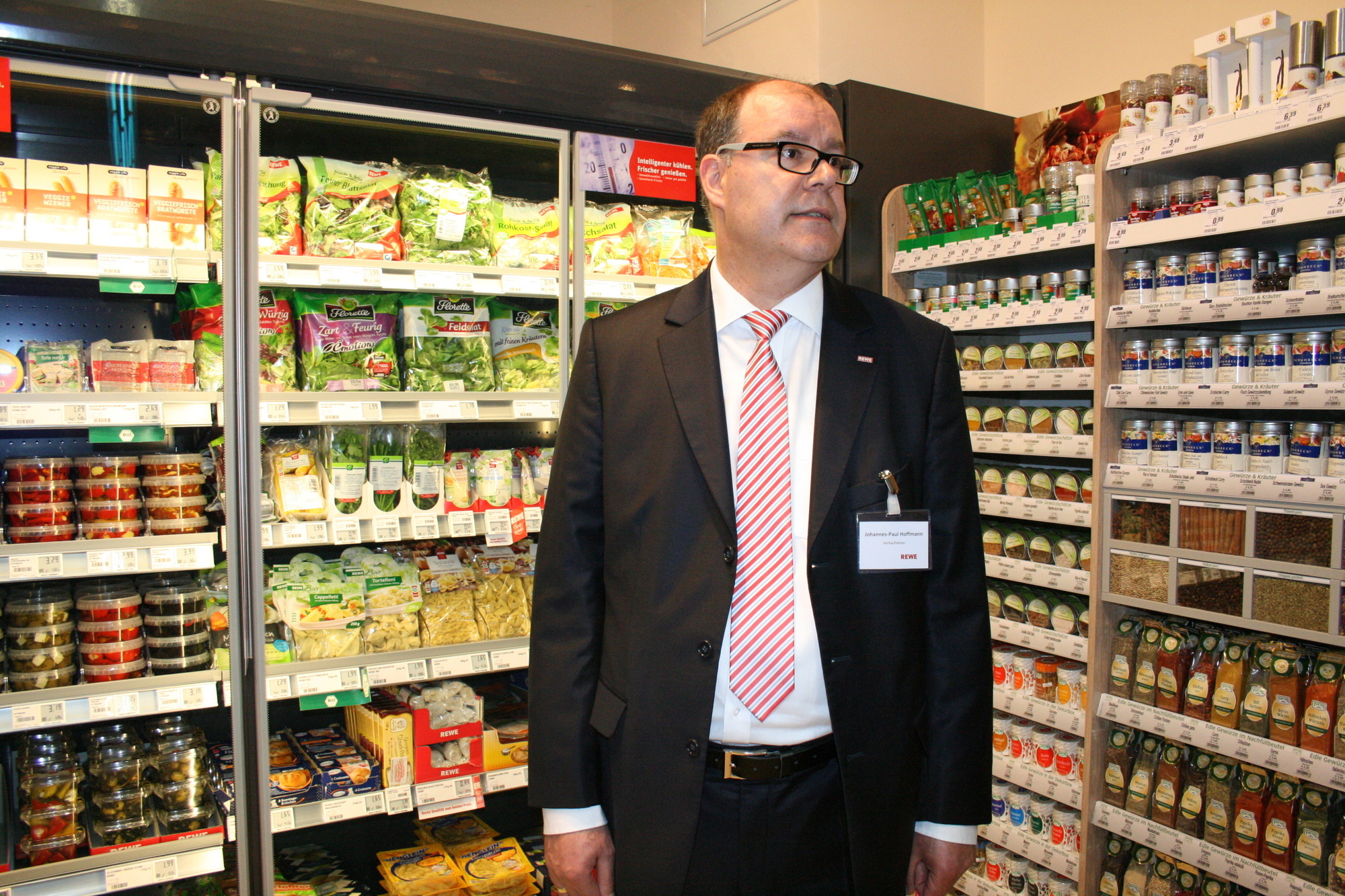 So sieht der neue REWE CITY in der Maxstraße von innen aus. Foto: B4B SCHWABEN
