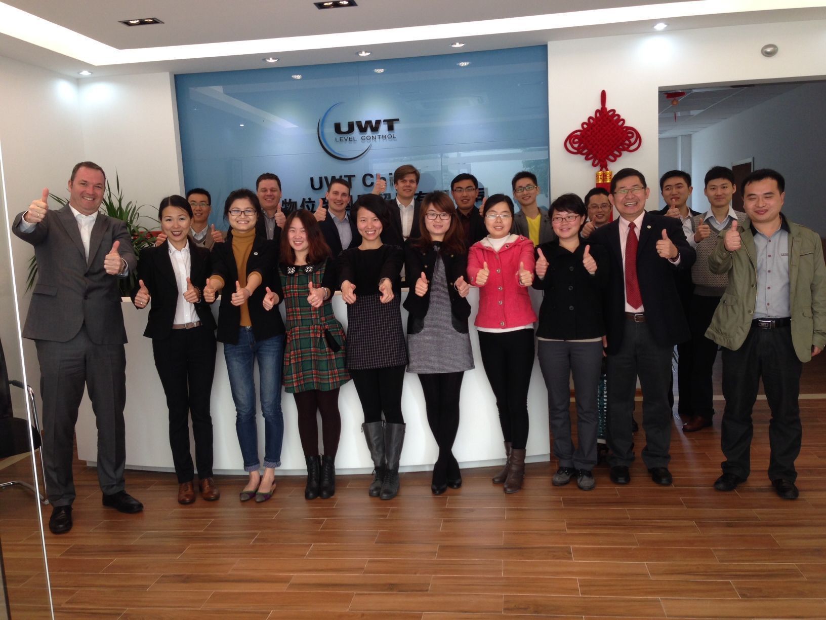 Das UWT-Team ist happy. Foto: UWT GmbH