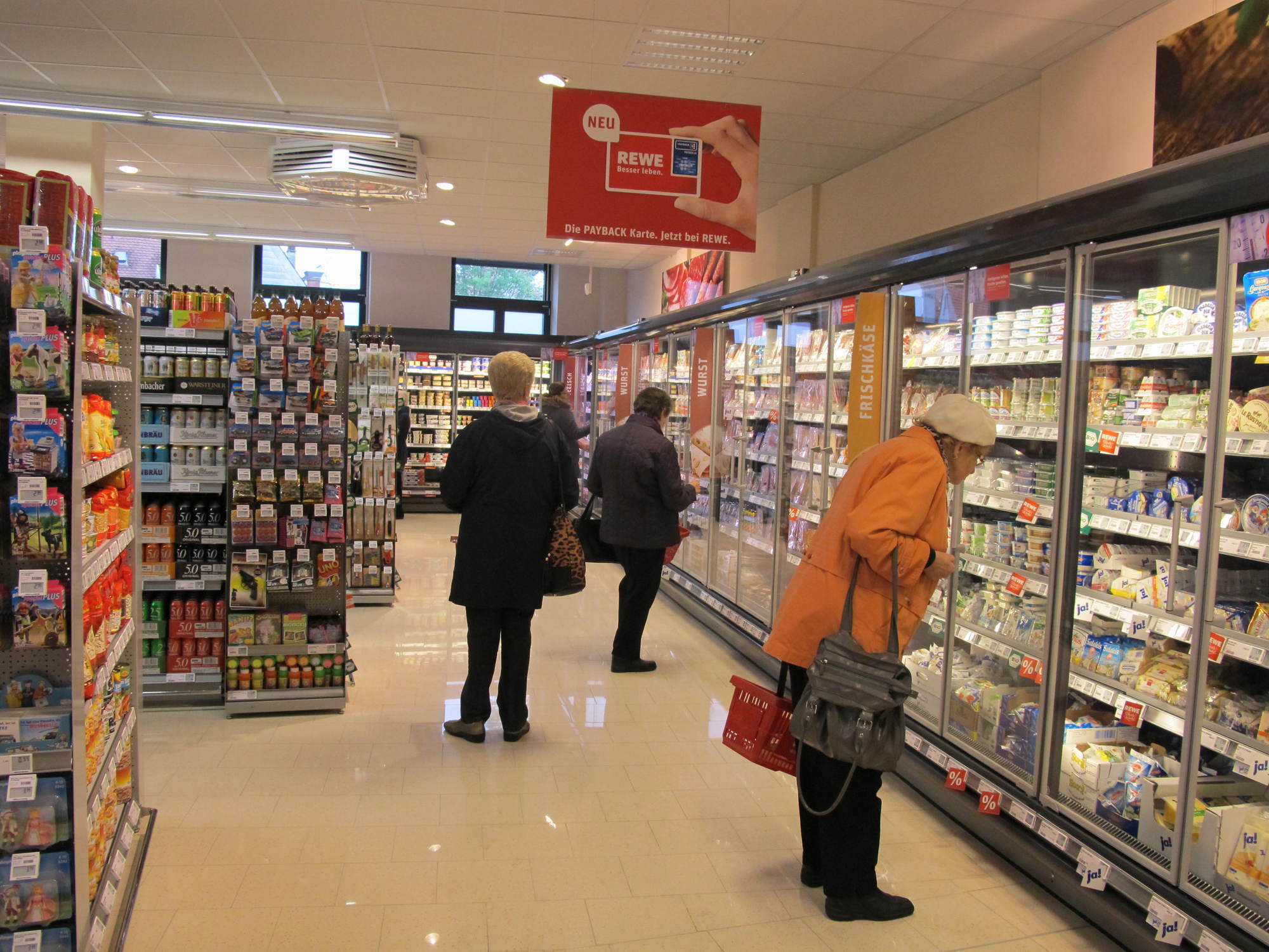 Der neue REWE CITY wird von den Kunden sehr gut angenommen. Foto: B4B SCHWABEN