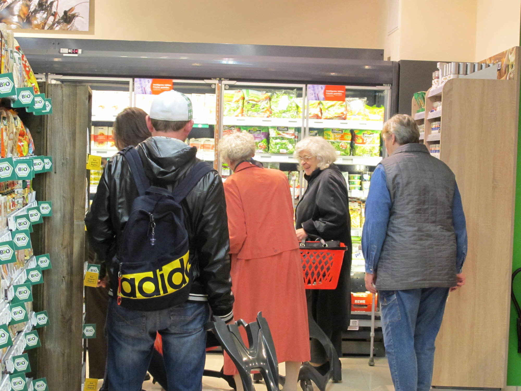 Der neue REWE CITY wird von den Kunden sehr gut angenommen. Foto: B4B SCHWABEN