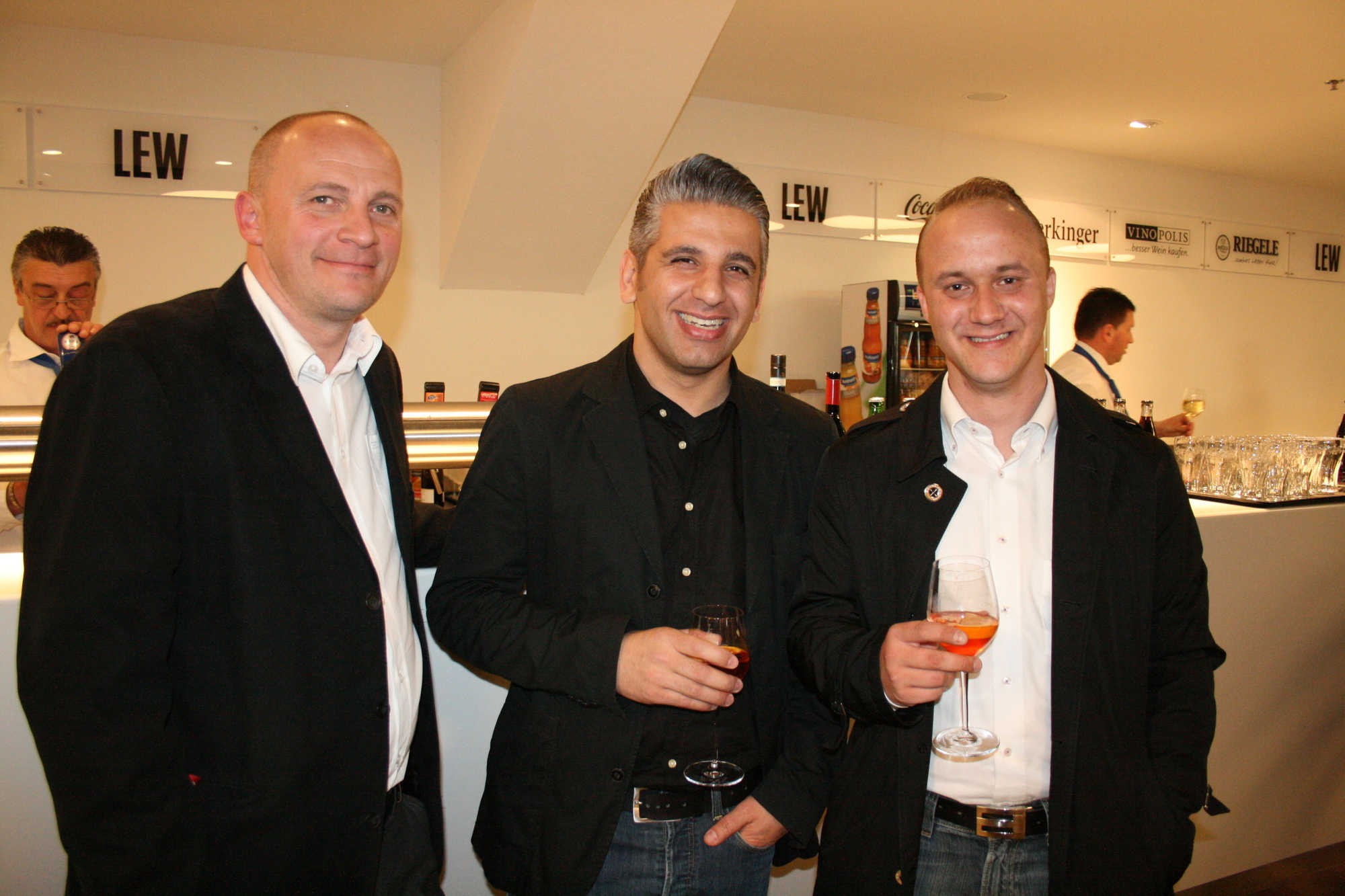 Die Spieler des FC Augsburg trafen sich mit Freunden und Sponsoren bei der Casino Night in der SGL arena. Foto: B4B SCHWABEN
