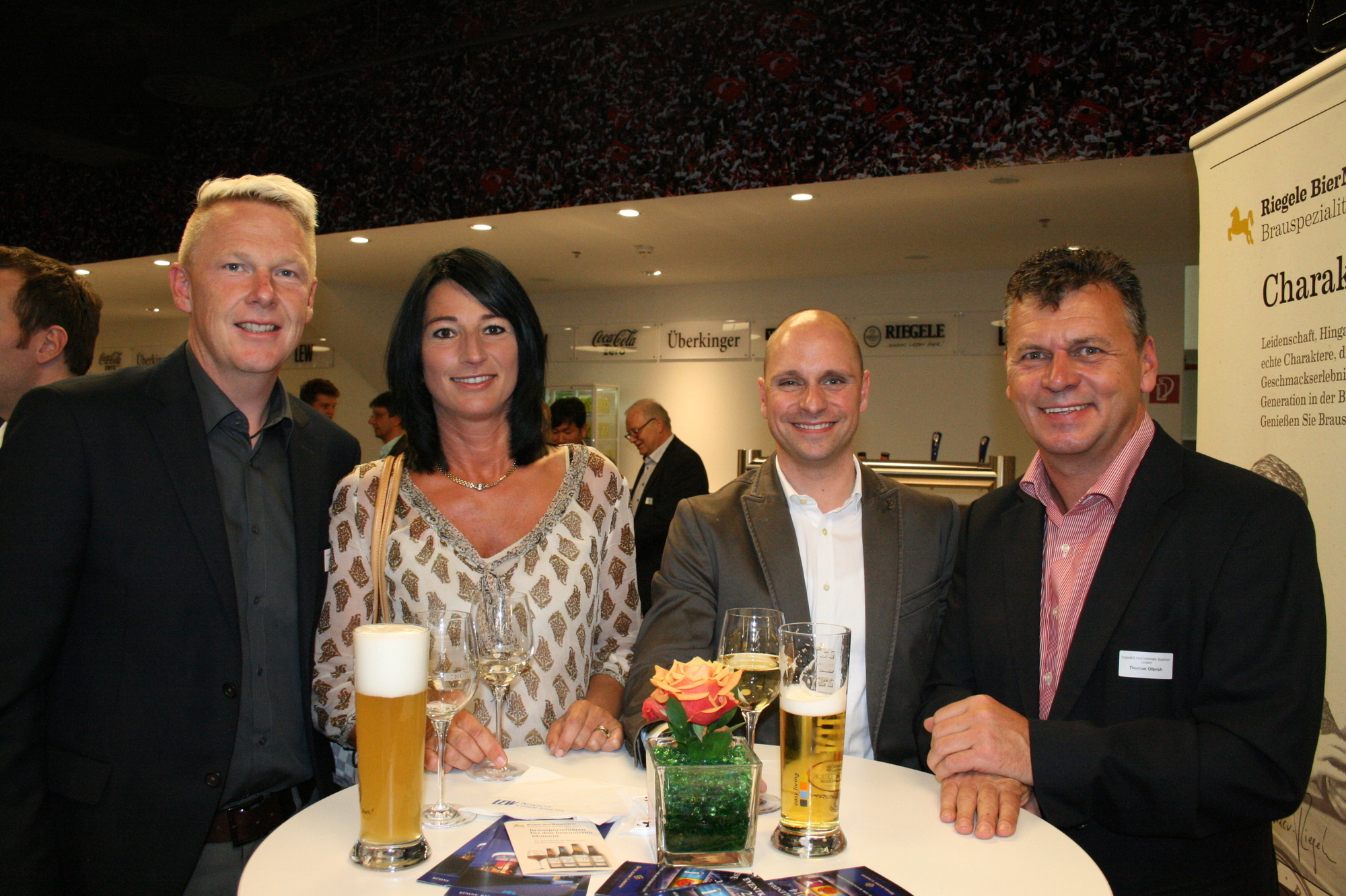 Die Spieler des FC Augsburg trafen sich mit Freunden und Sponsoren bei der Casino Night in der SGL arena. Foto: B4B SCHWABEN