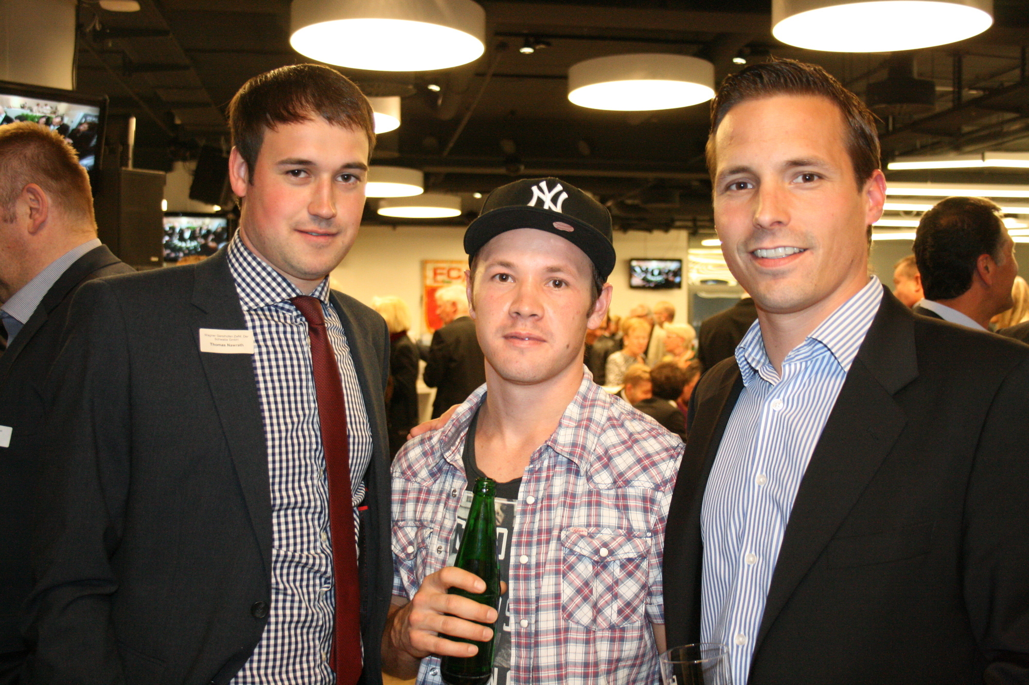 Die Spieler des FC Augsburg trafen sich mit Freunden und Sponsoren bei der Casino Night in der SGL arena. Foto: B4B SCHWABEN