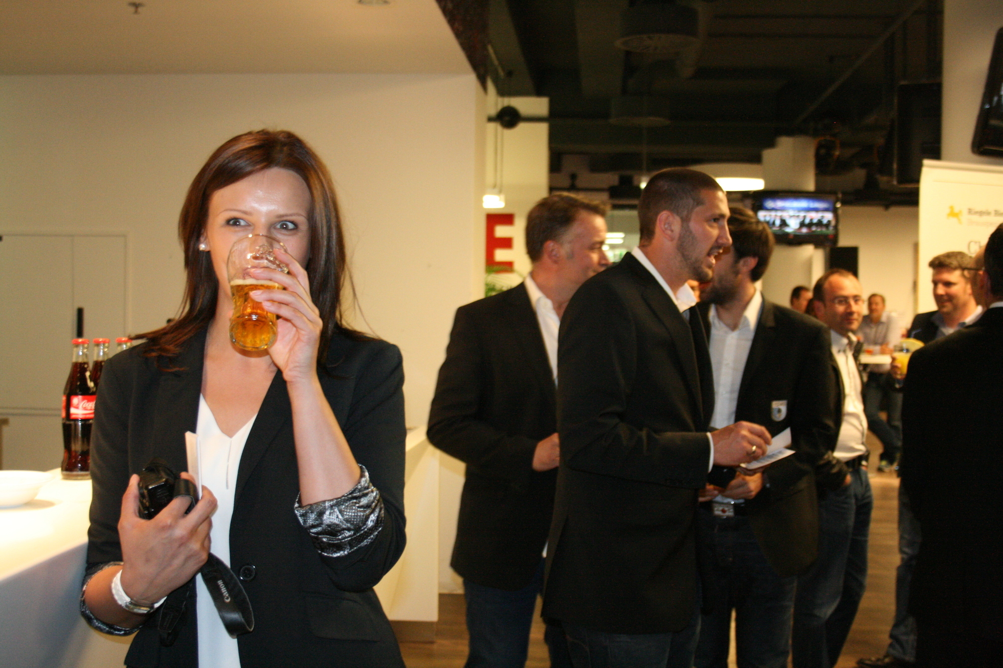 Die Spieler des FC Augsburg trafen sich mit Freunden und Sponsoren bei der Casino Night in der SGL arena. Foto: B4B SCHWABEN