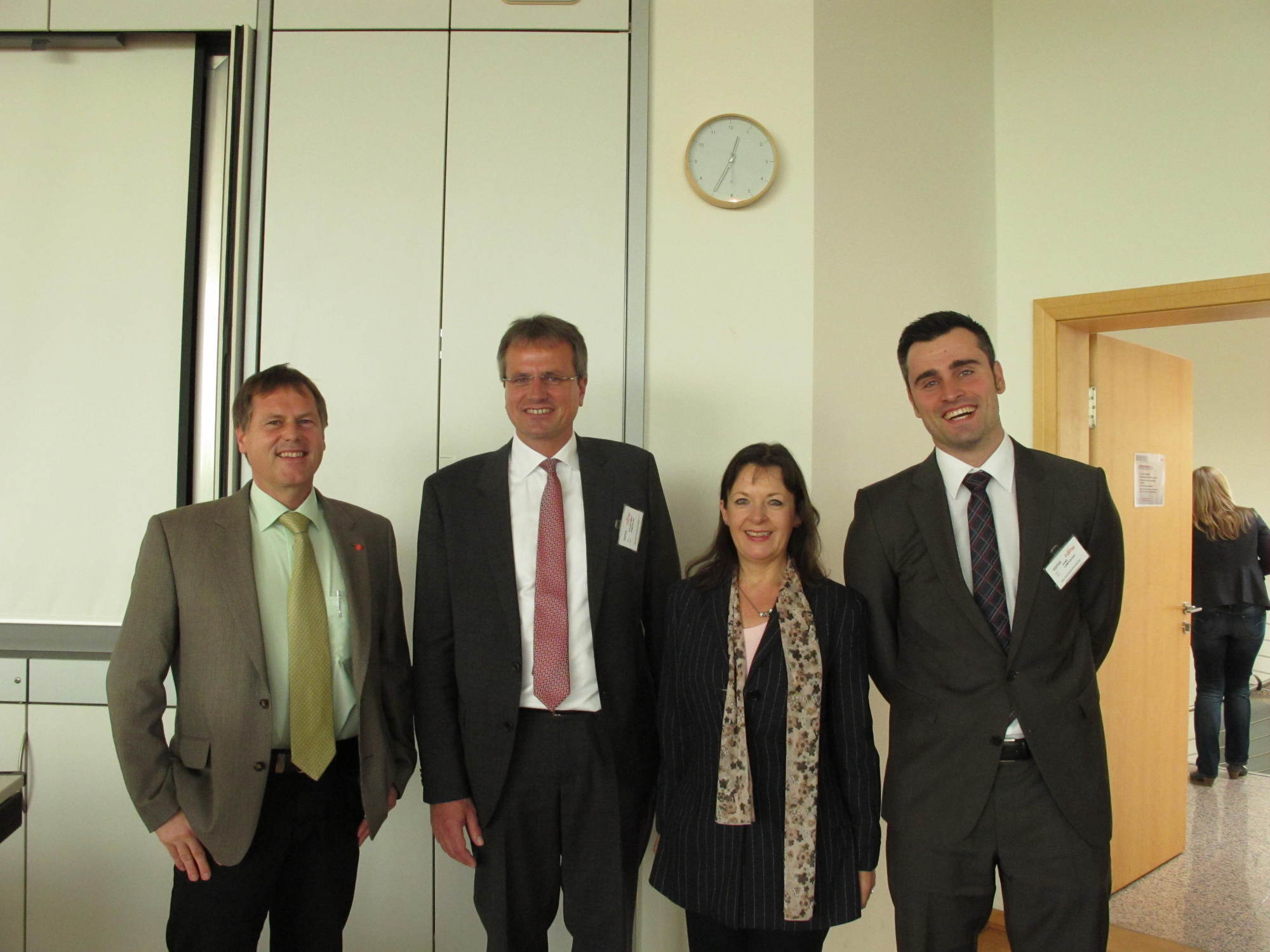 Das ZWW der Universität Augsburg organisierte den Company Campus Day bei Fujitsu. Foto: B4B SCHWABEN