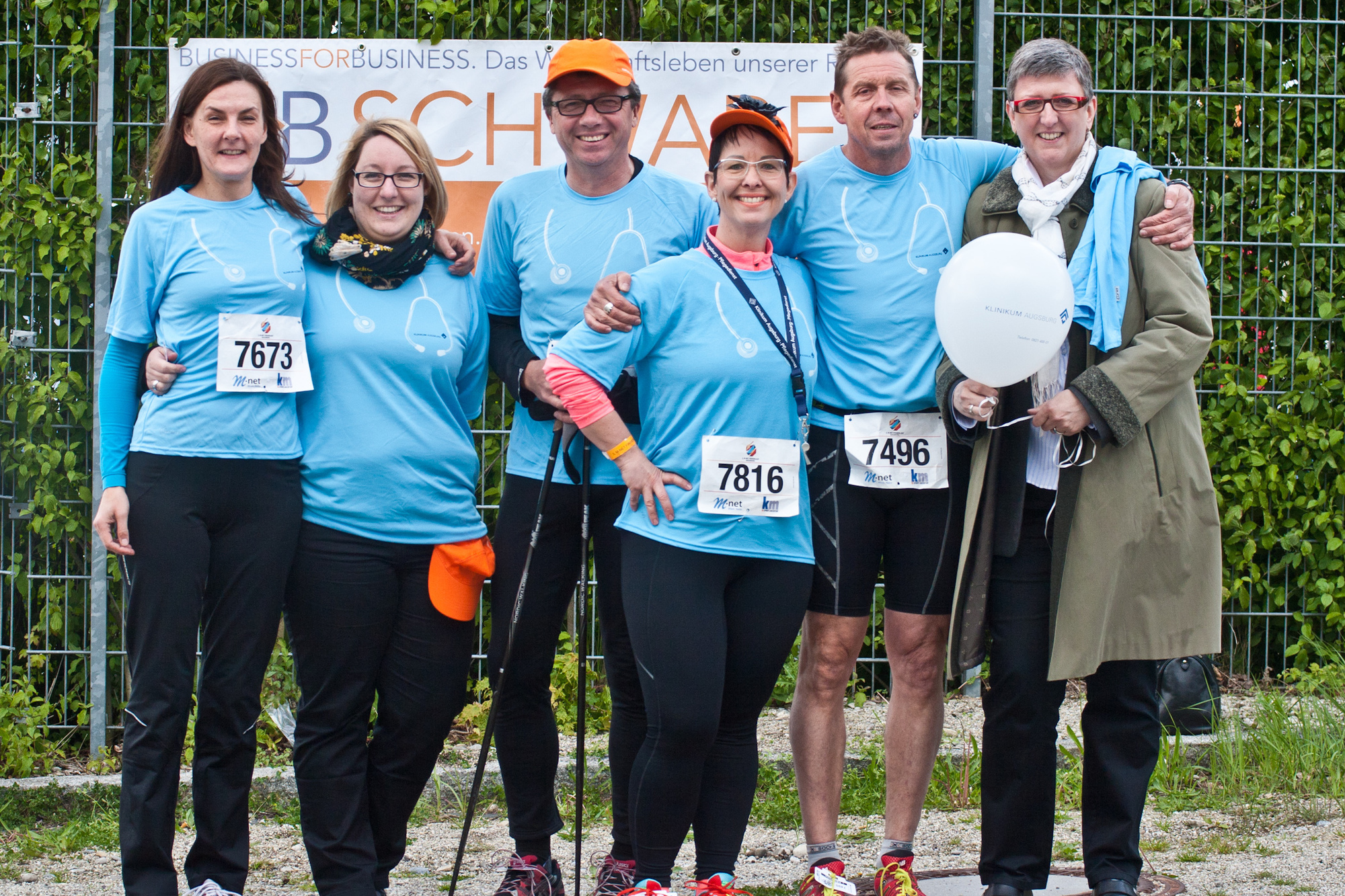 3. M-net Firmenlauf: Impressionen von Läufern & Teams. Foto: B4B SCHWABEN