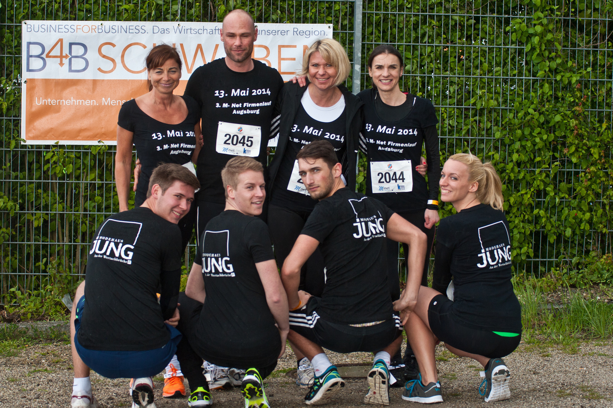 3. M-net Firmenlauf: Impressionen von Läufern & Teams. Foto: B4B SCHWABEN