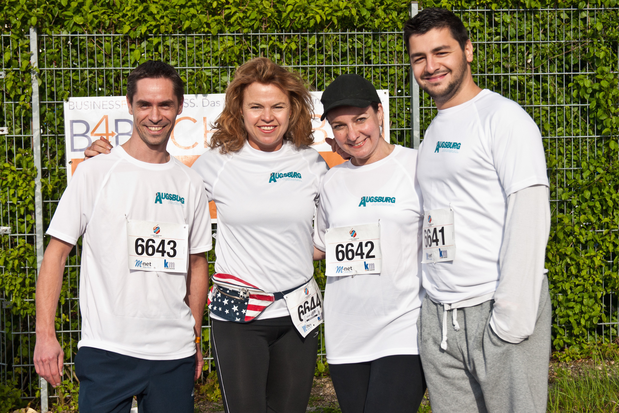 3. M-net Firmenlauf: Impressionen von Läufern & Teams. Foto: B4B SCHWABEN