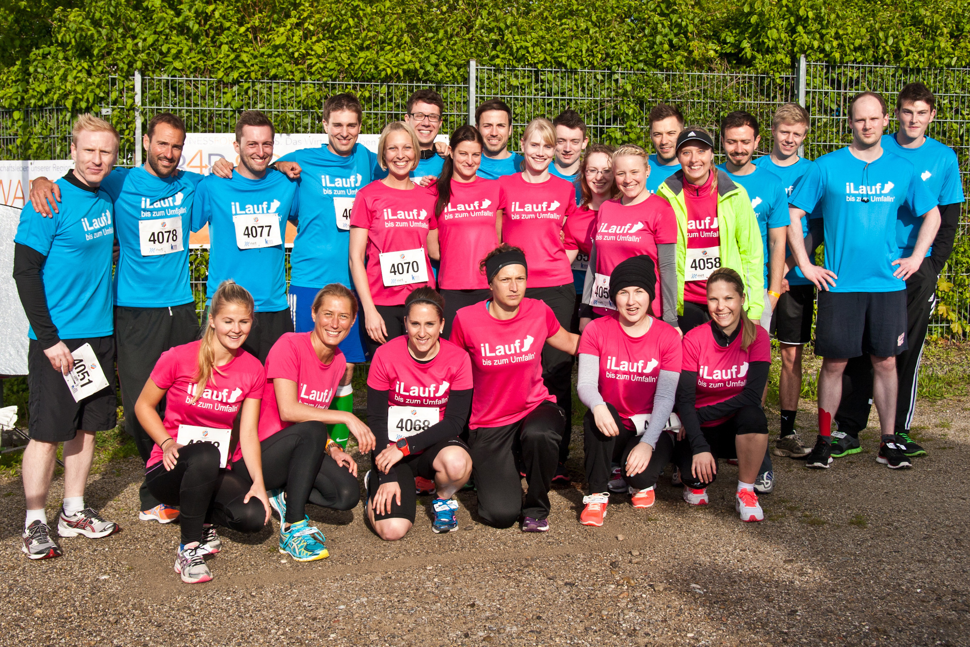 3. M-net Firmenlauf: Impressionen von Läufern & Teams. Foto: B4B SCHWABEN