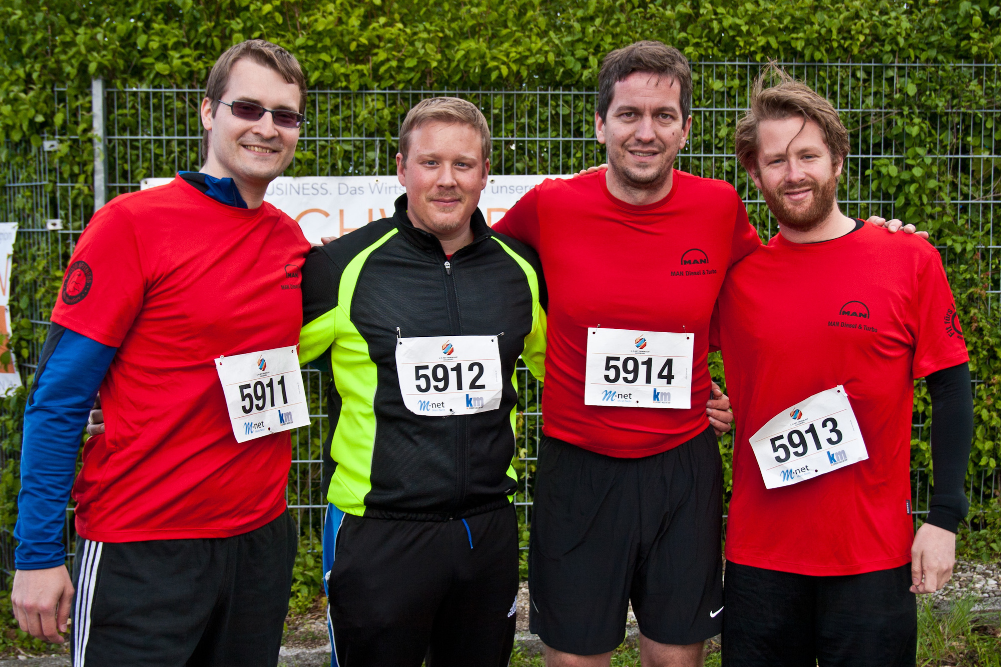 3. M-net Firmenlauf: Impressionen von Läufern & Teams. Foto: B4B SCHWABEN