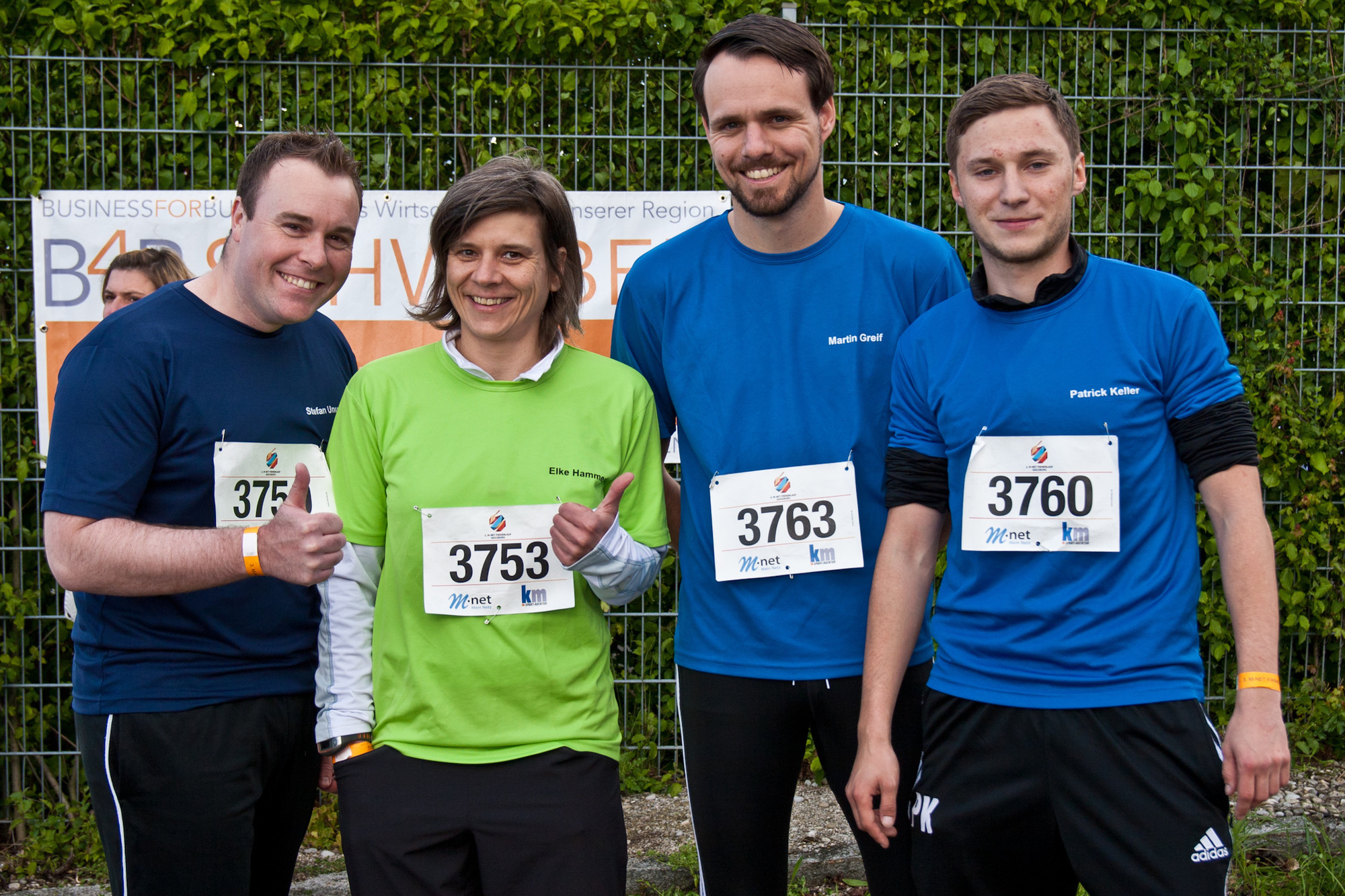 3. M-net Firmenlauf: Impressionen von Läufern & Teams. Foto: B4B SCHWABEN