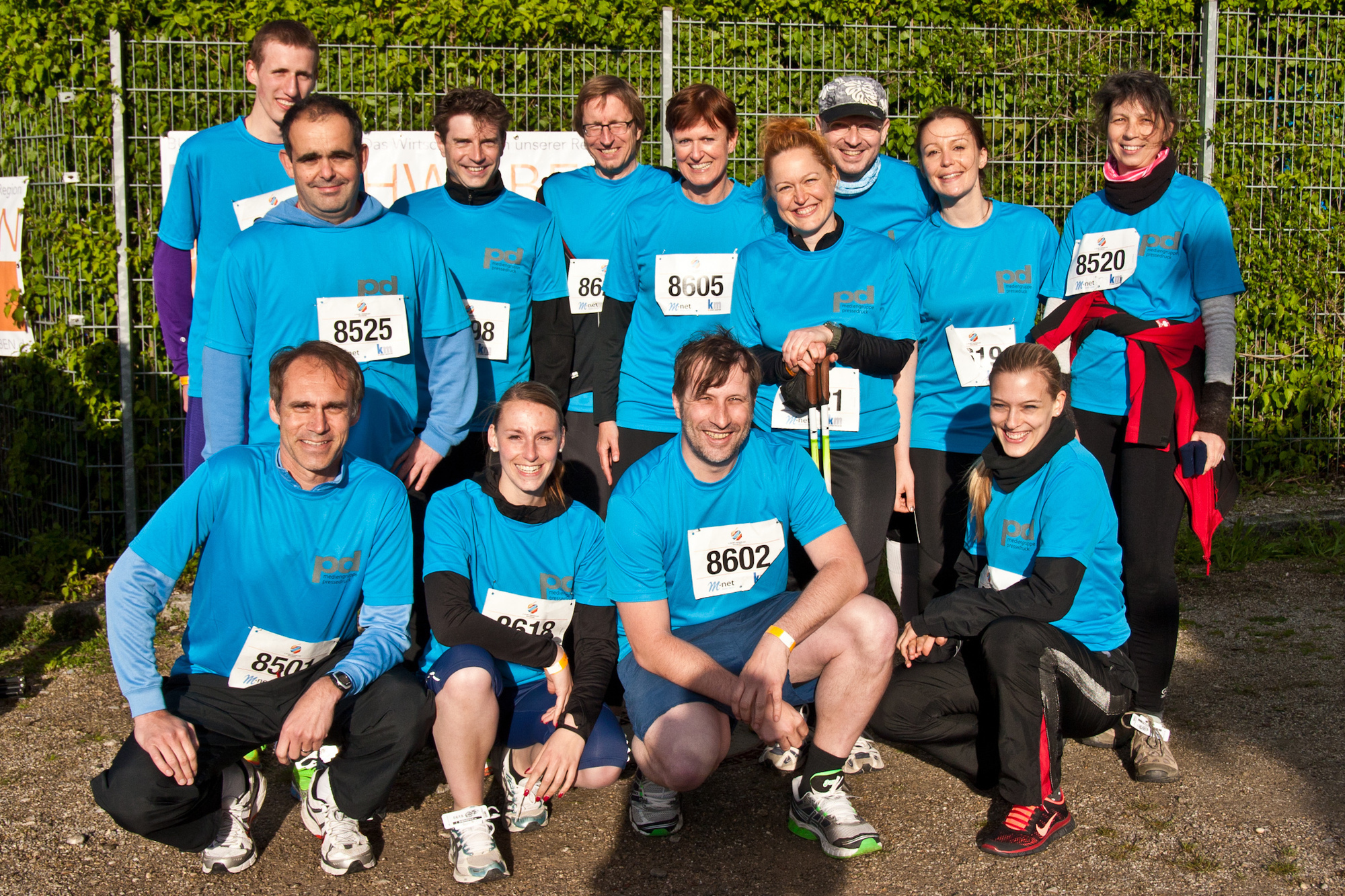 3. M-net Firmenlauf: Impressionen von Läufern & Teams. Foto: B4B SCHWABEN
