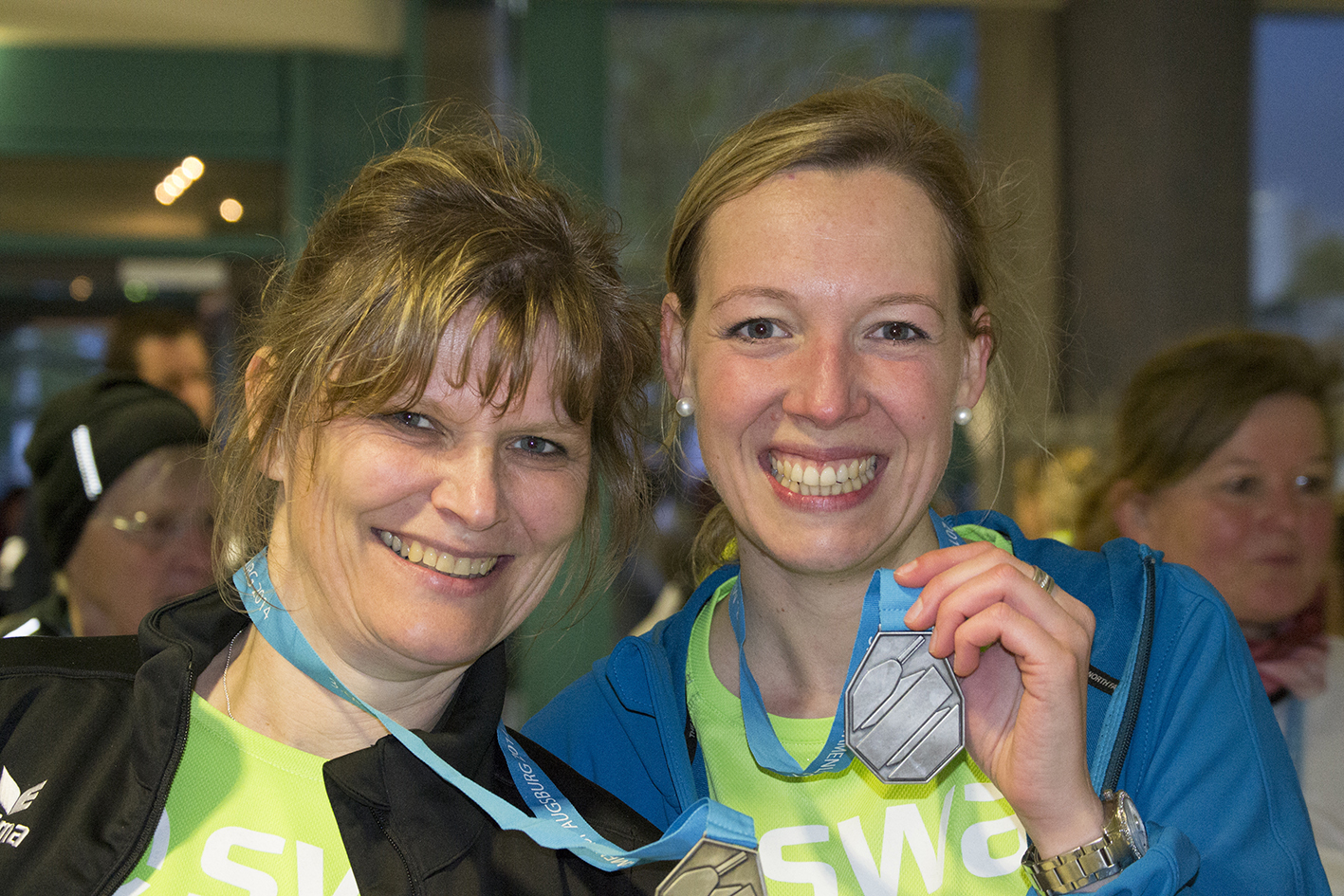 3. M-net Firmenlauf: Die Siegerehrung. Fotos: B4B SCHWABEN