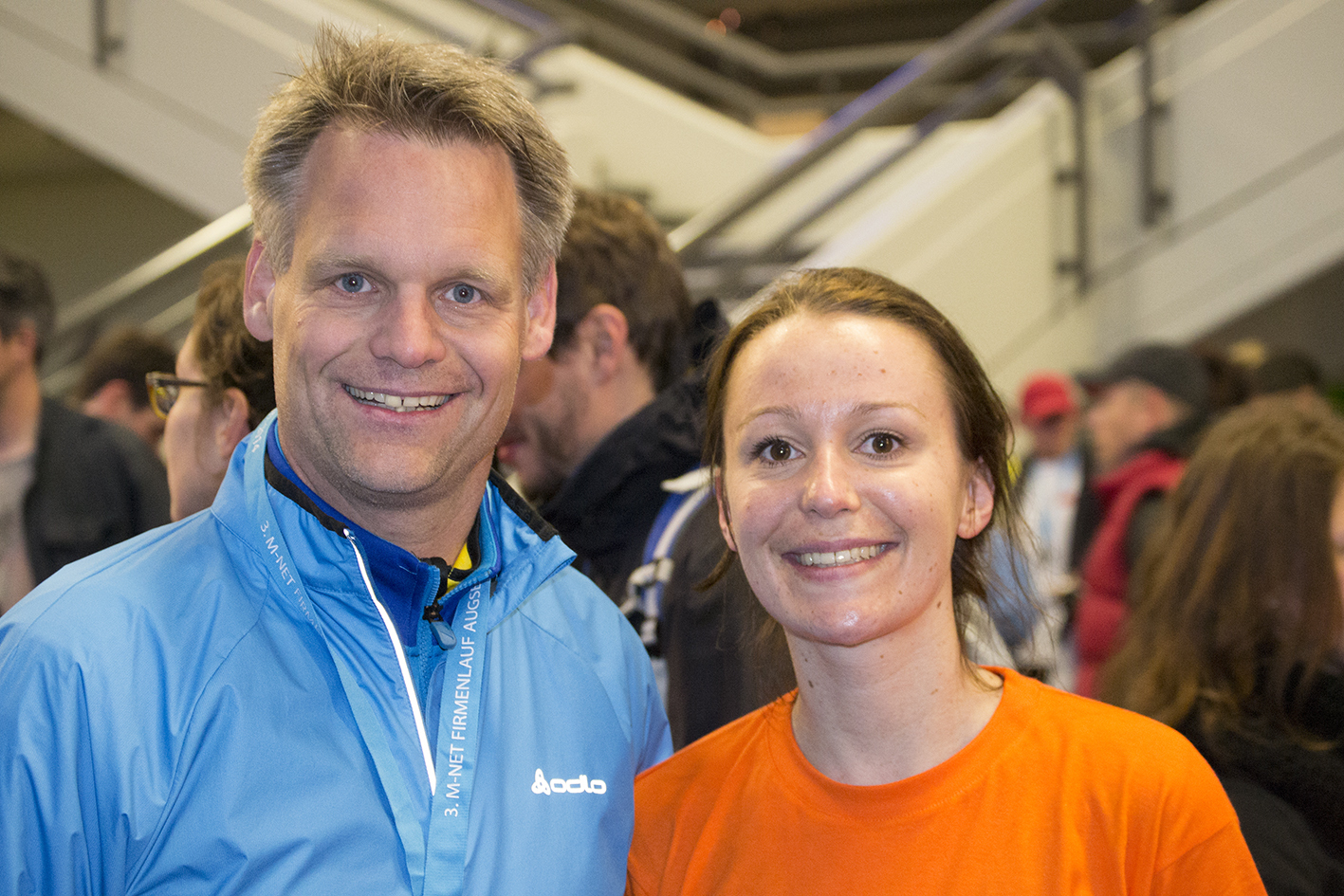 3. M-net Firmenlauf: Die Siegerehrung. Fotos: B4B SCHWABEN