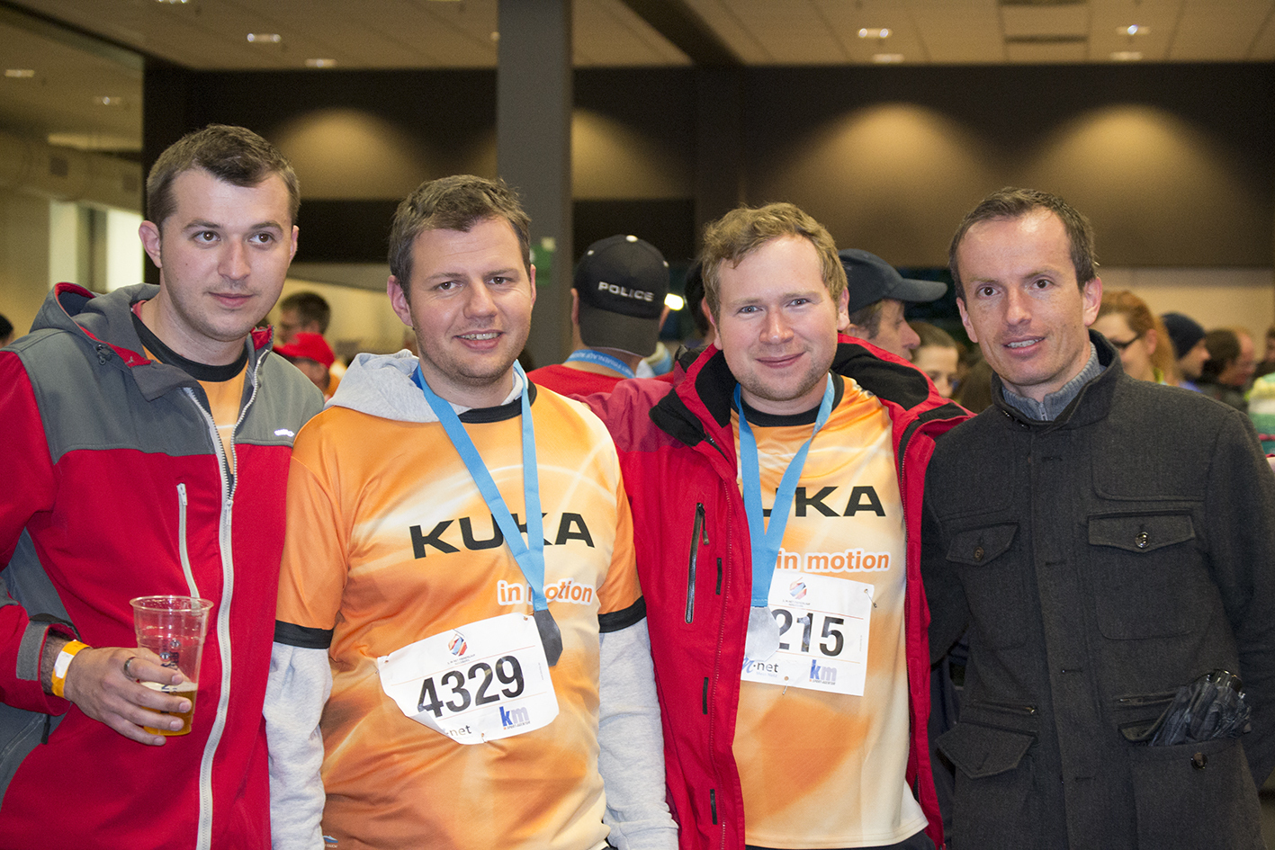 3. M-net Firmenlauf: Die Siegerehrung. Fotos: B4B SCHWABEN
