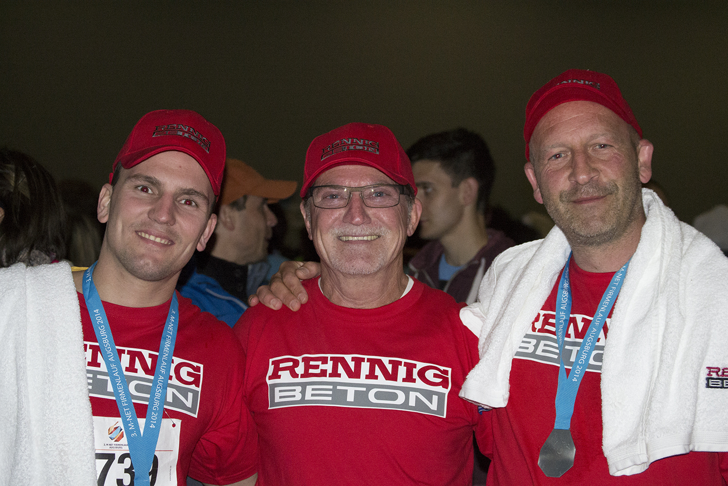 3. M-net Firmenlauf: Die Siegerehrung. Fotos: B4B SCHWABEN