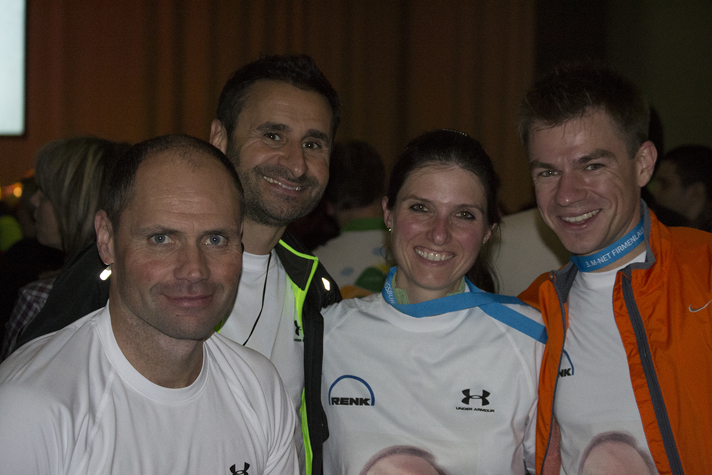 3. M-net Firmenlauf: Die Siegerehrung. Fotos: B4B SCHWABEN