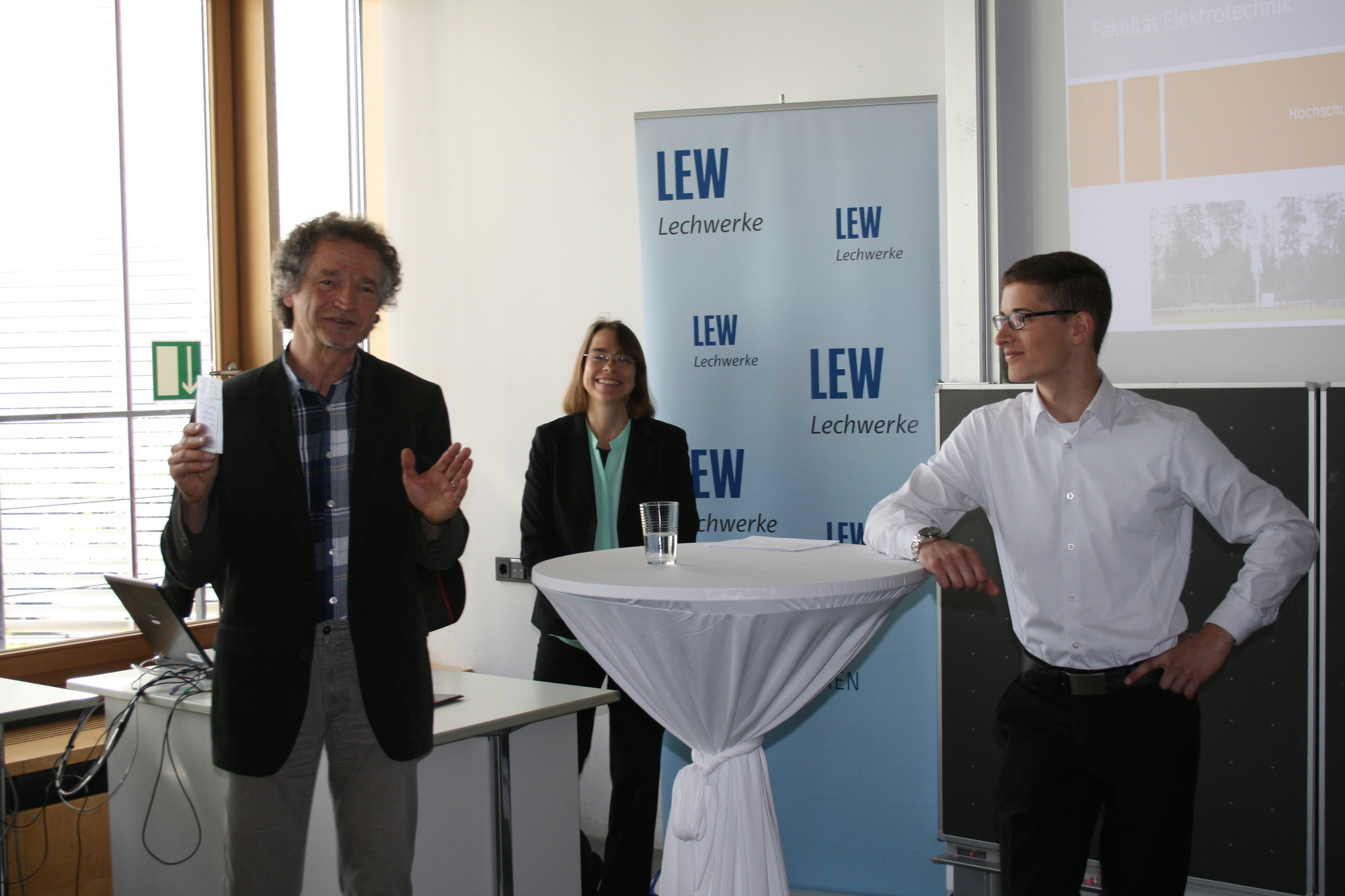 Offizielle Inbetriebnahme der LEW-Kleinwindanlage in Friedberg. Foto: B4B SCHWABEN