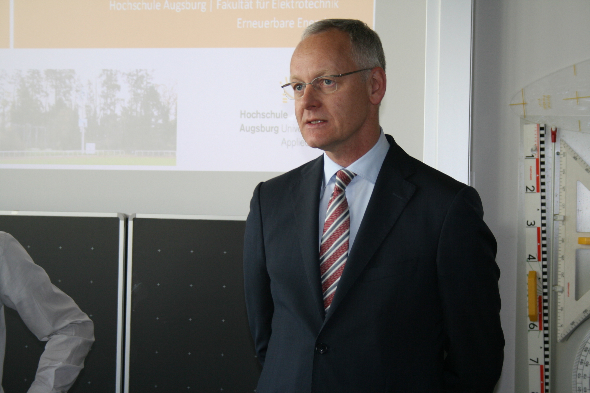 Offizielle Inbetriebnahme der LEW-Kleinwindanlage in Friedberg. Foto: B4B SCHWABEN