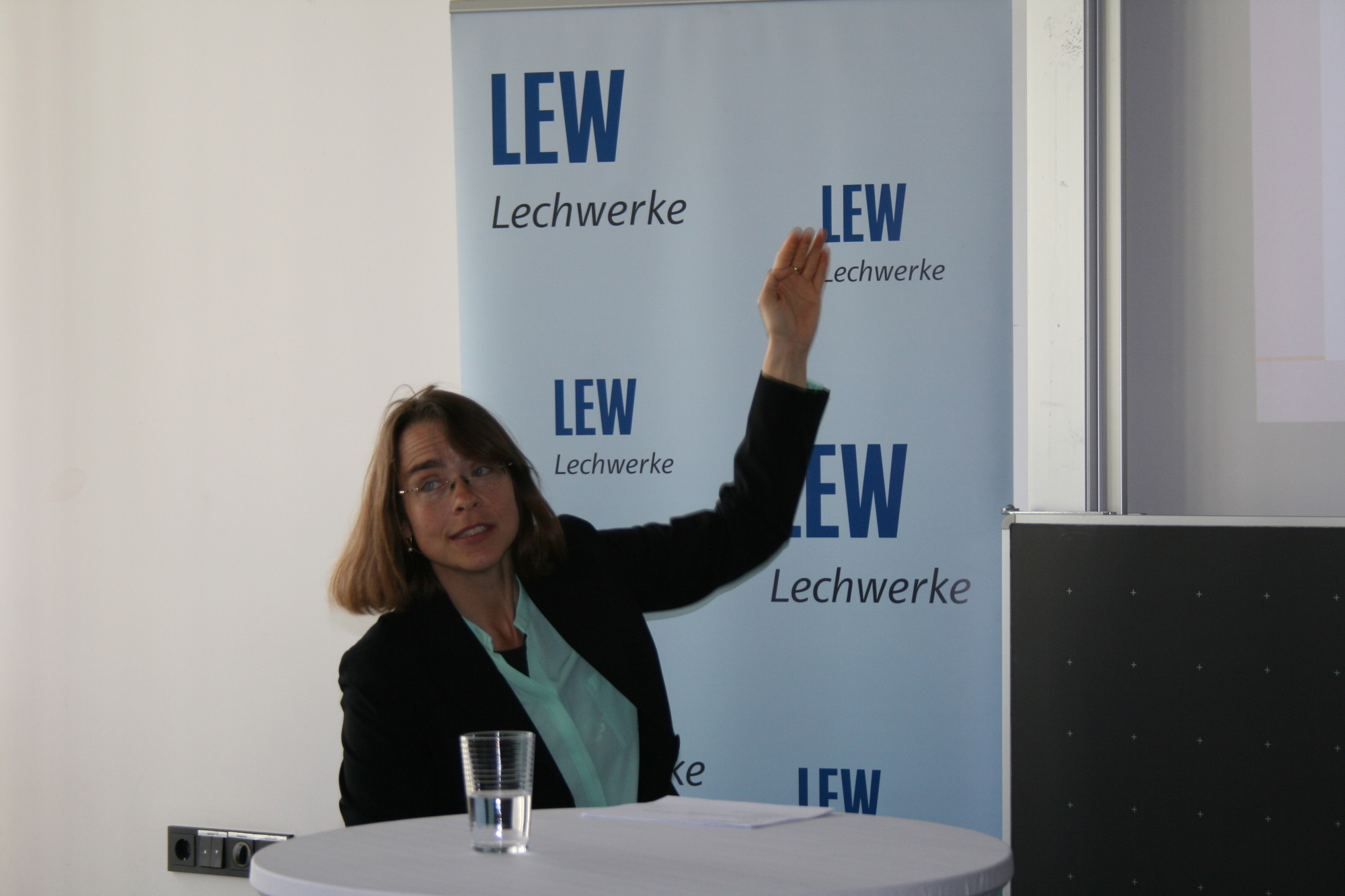 Offizielle Inbetriebnahme der LEW-Kleinwindanlage in Friedberg. Foto: B4B SCHWABEN