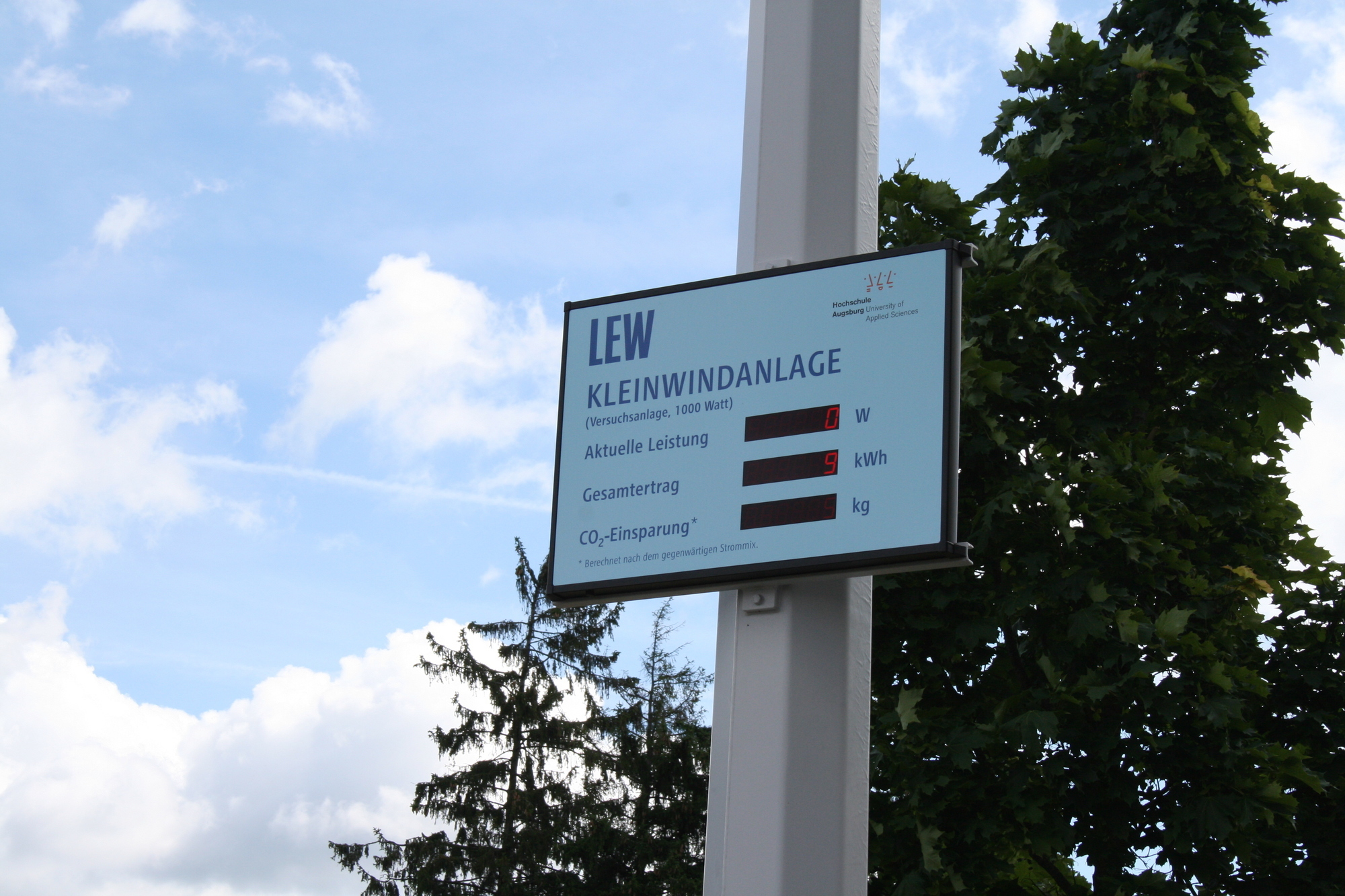 Offizielle Inbetriebnahme der LEW-Kleinwindanlage in Friedberg. Foto: B4B SCHWABEN