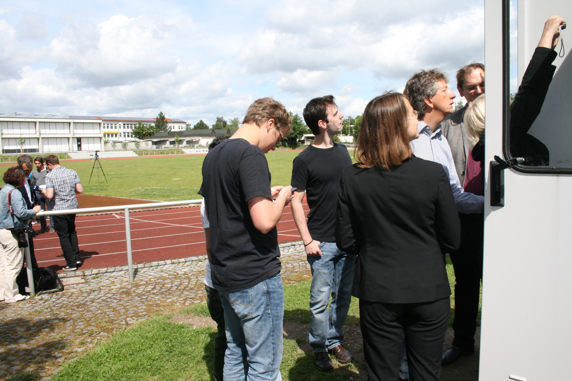 Offizielle Inbetriebnahme der LEW-Kleinwindanlage in Friedberg. Foto: B4B SCHWABEN