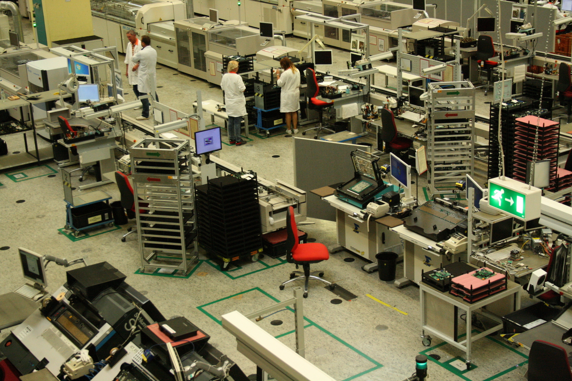 Fujitsu zeigt seine einzige PC-Fertigung, die es in Deutschland noch gibt. Foto: B4B SCHWABEN
