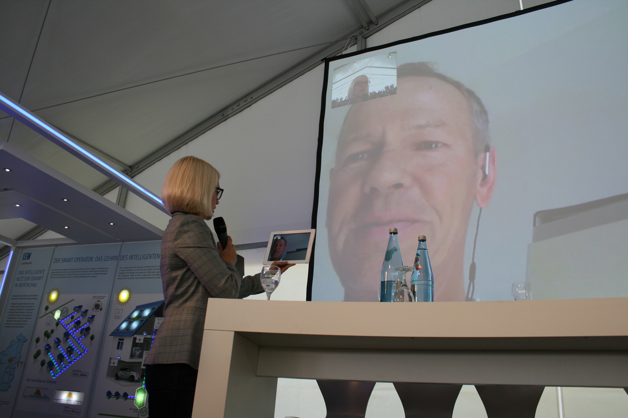 LEW und RWE drücken den Startknopf für eine neue intelligente Zukunft der Stromversorgung. Foto: B4B SCHWABEN