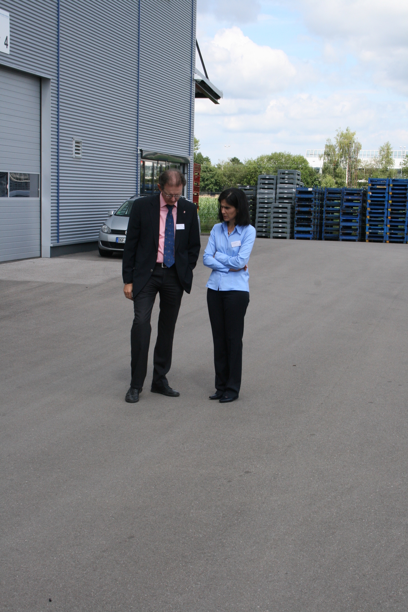 Einweihung der neuen Logistikhalle bei Borscheid + Wenig. Foto: B4B SCHWABEN